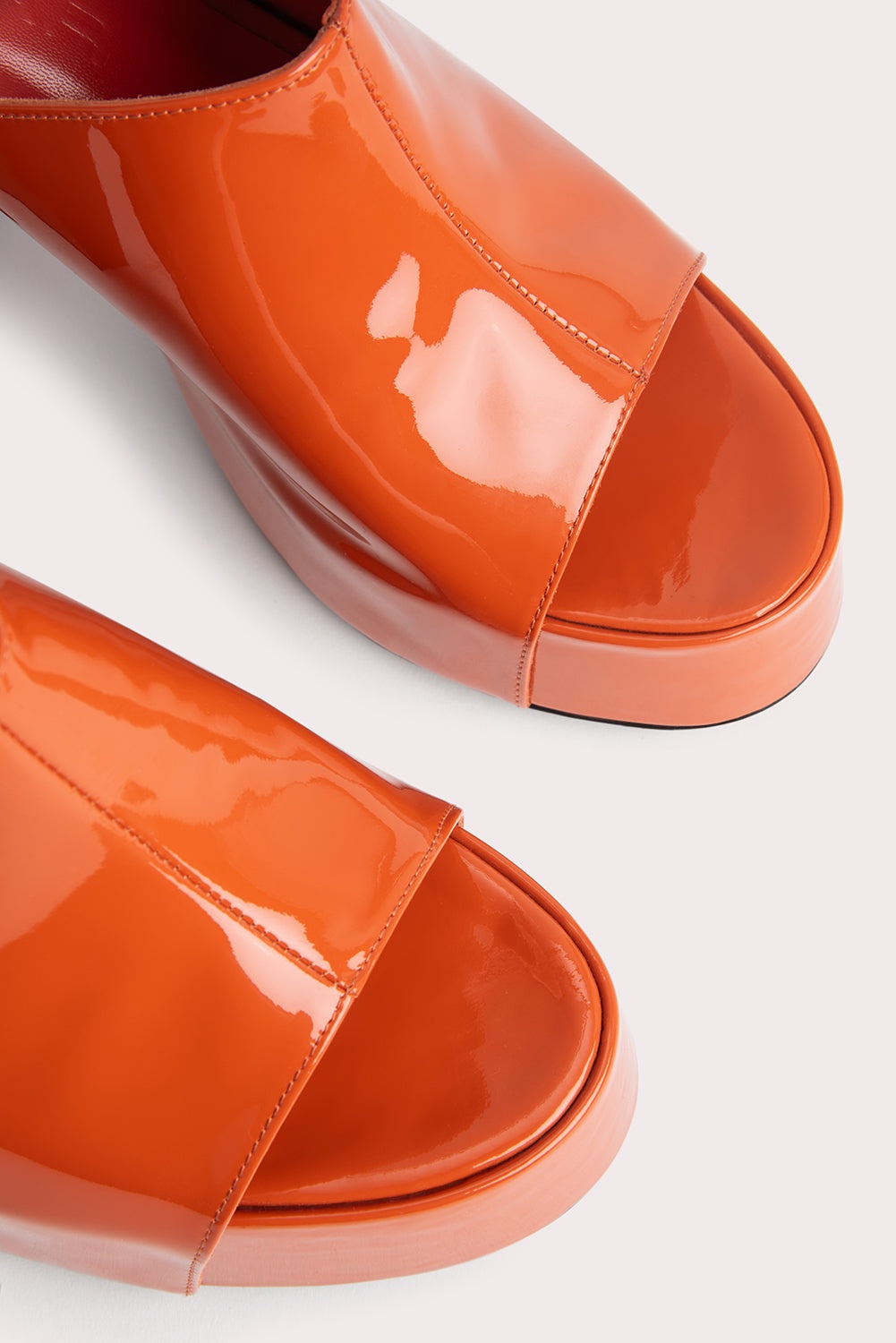 BRAD BURNT ORANGE PATENT LEATHER - 3