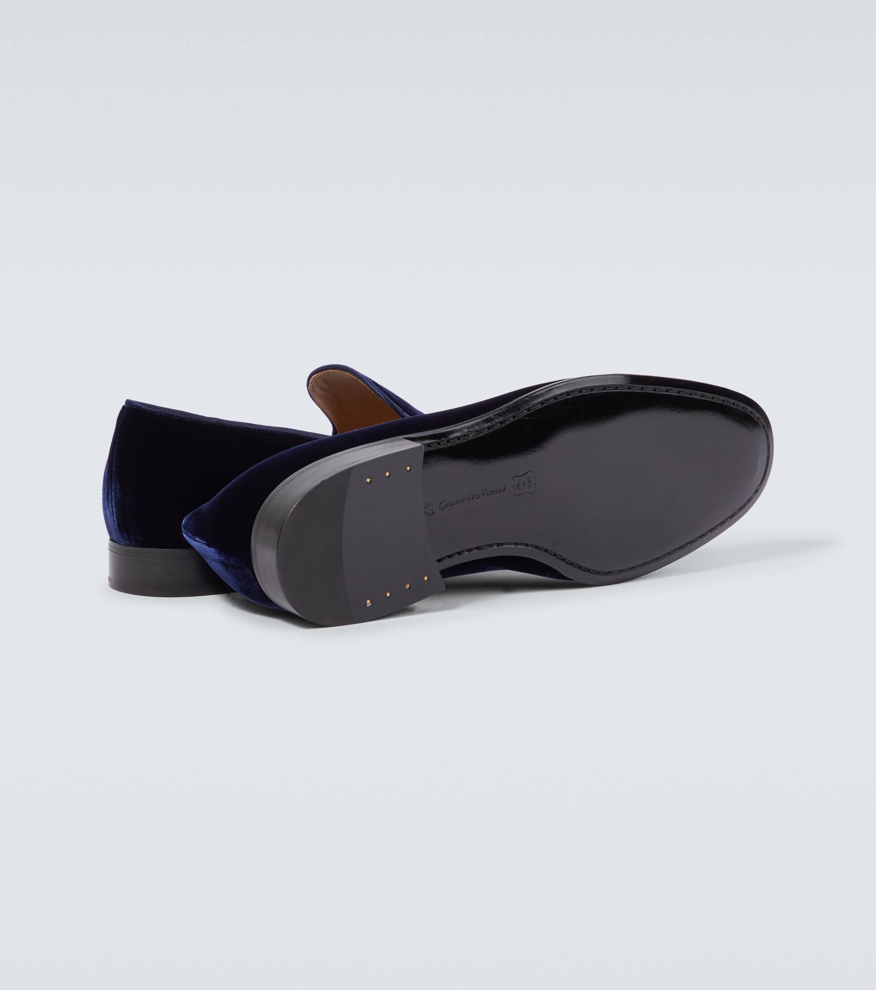 Jean velvet loafers - 7