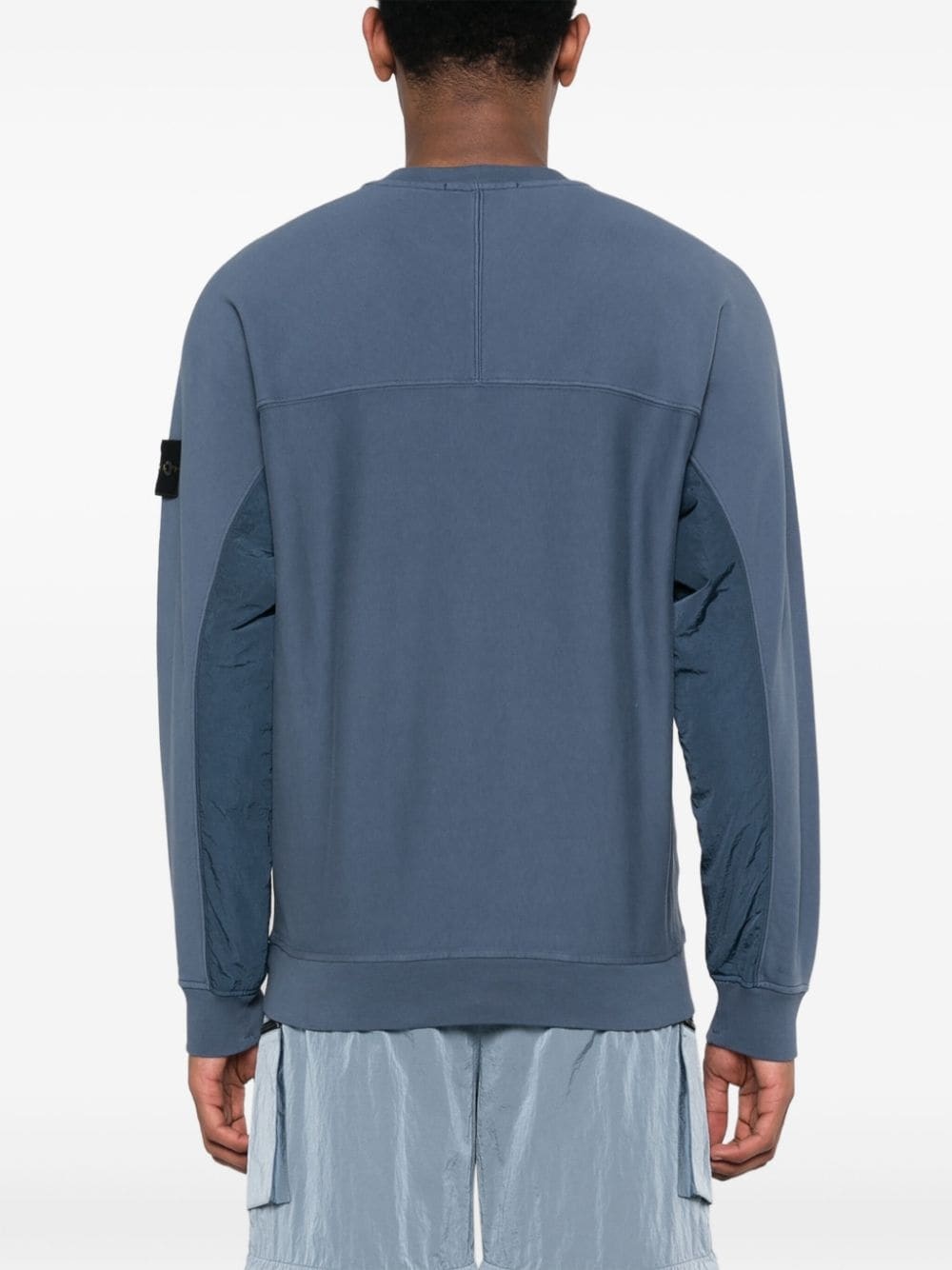 Compass-badge cotton sweatshirt - 4