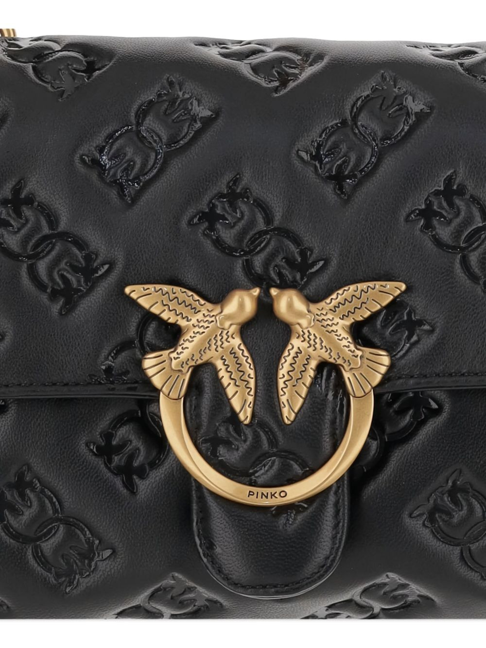 medium Love embossed tote bag - 5