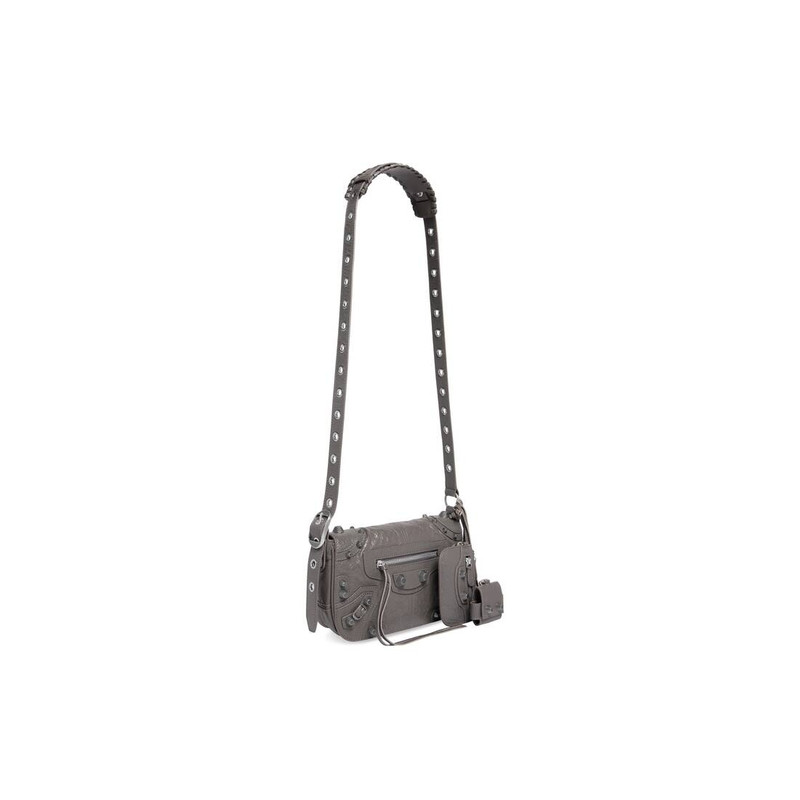 BALENCIAGA Men's Le Cagole Men Xs Flap Bag  in Dark Grey outlook