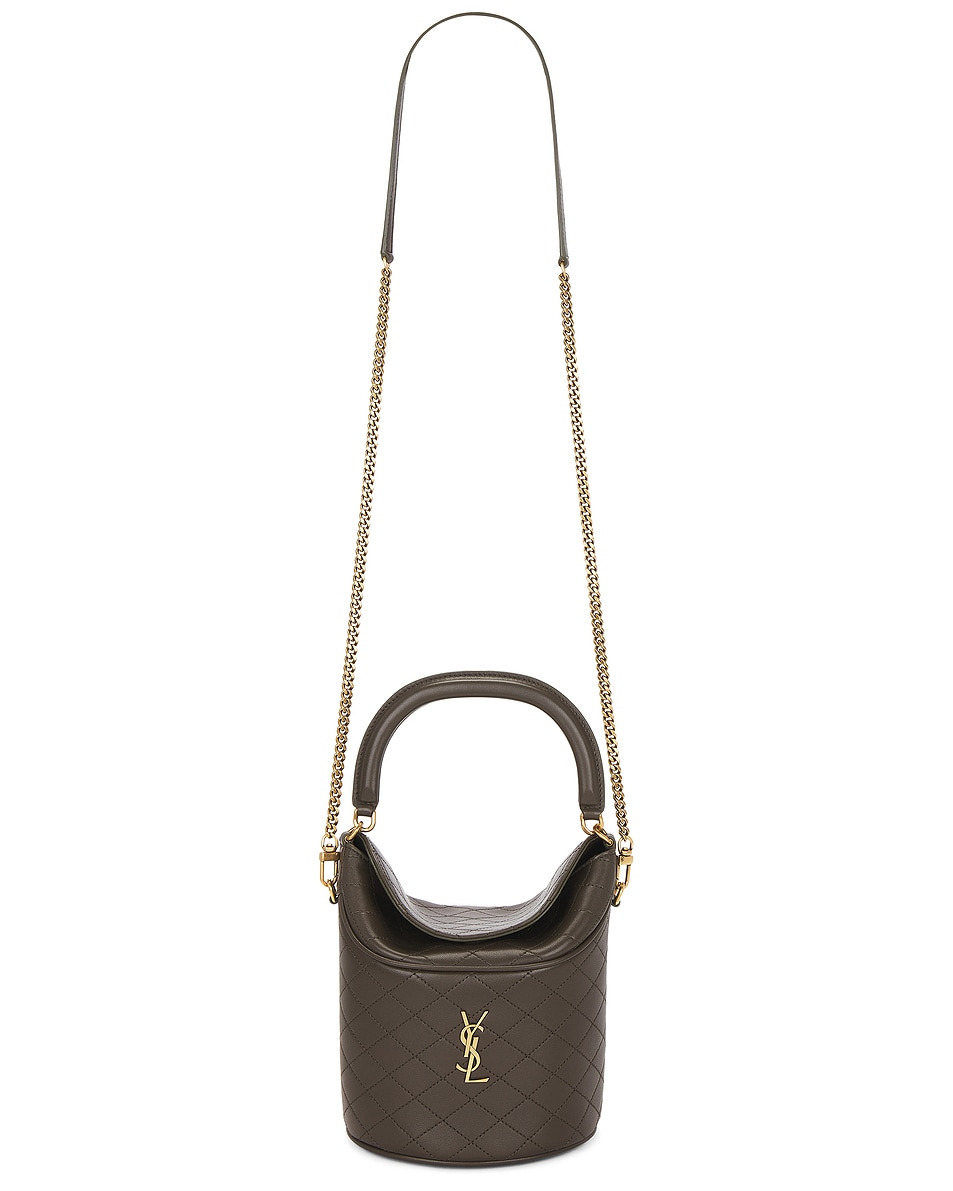Top Handle Bucket Bag - 1