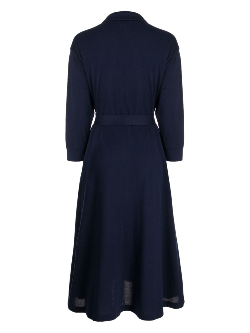 logo-patch piquÃ© shirt minidress - 3