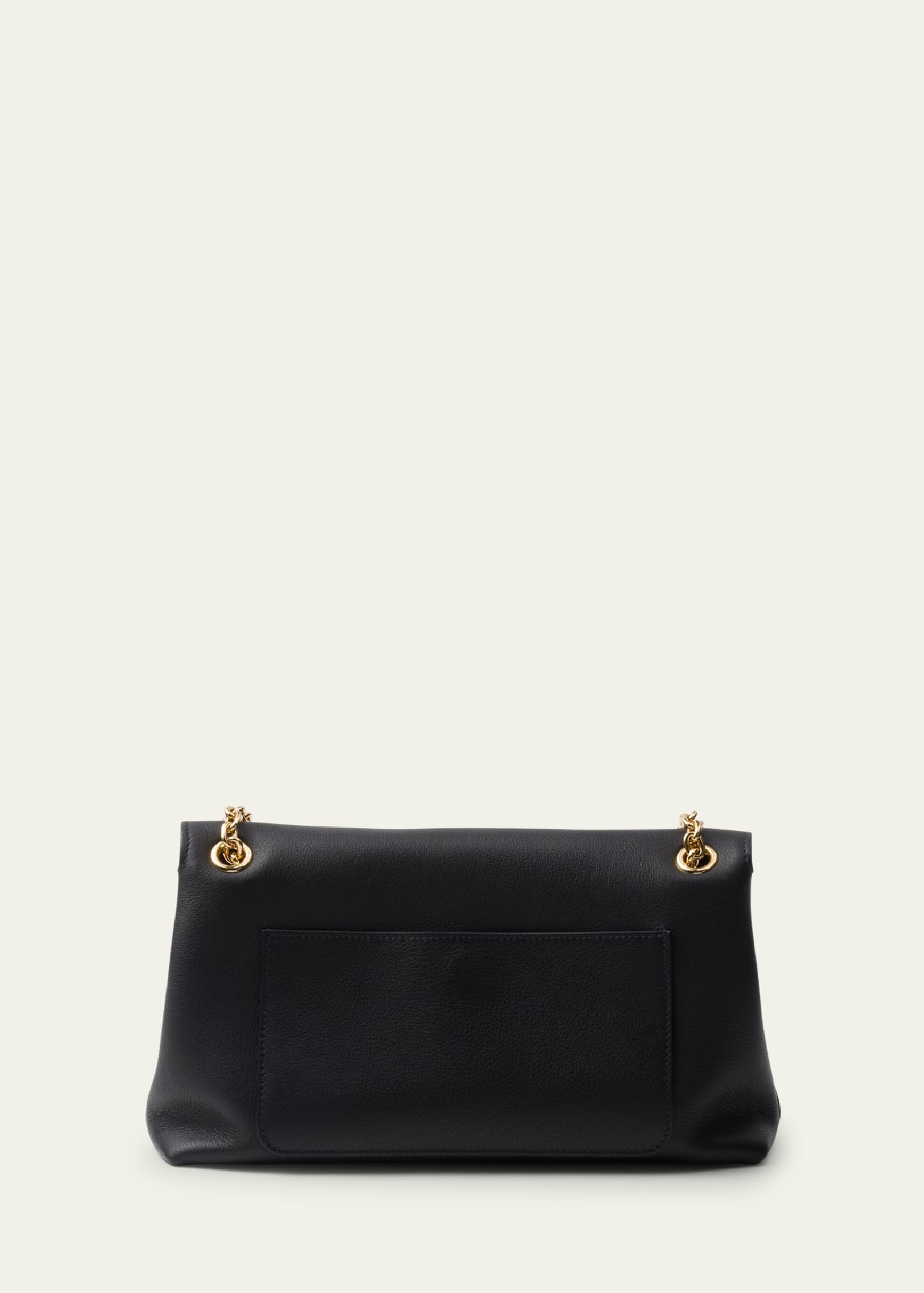 Soft Grain Leather Shoulder Bag - 3
