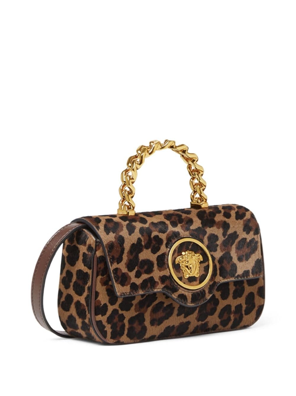 La Medusa leopard-print mini bag - 4