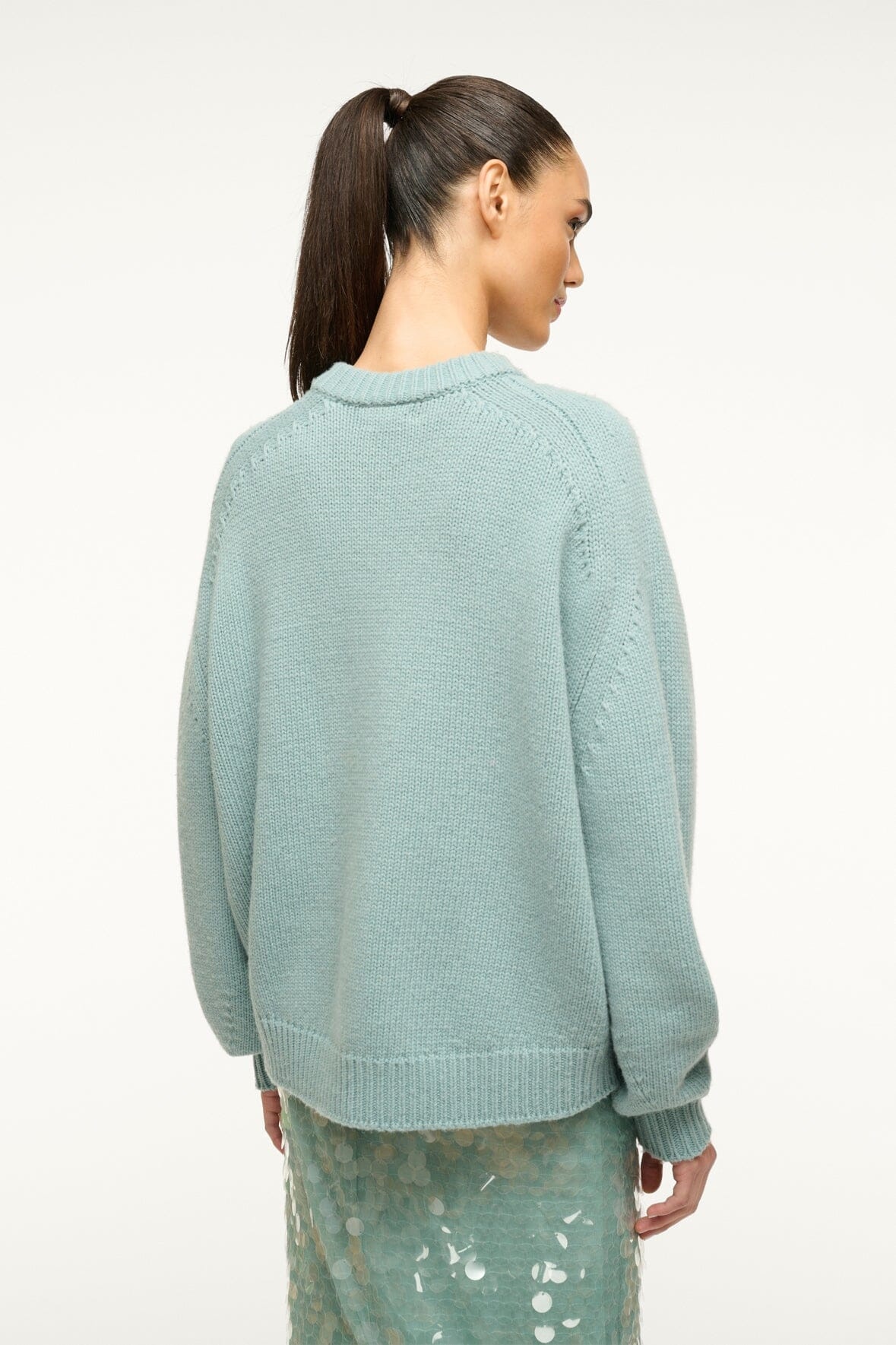 STAUD WILSON SWEATER MIST - 4