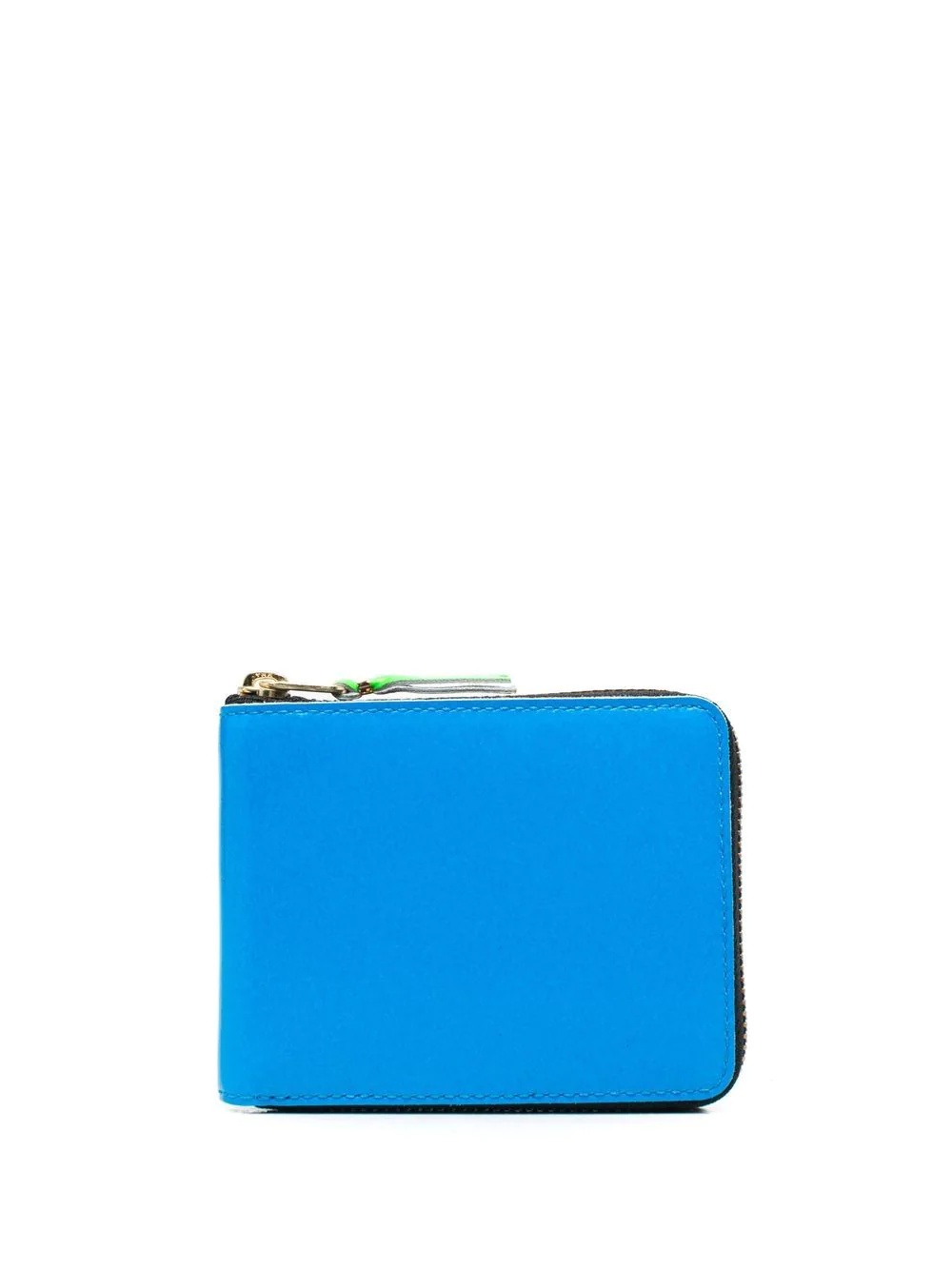 colour-block zipped wallet - 1