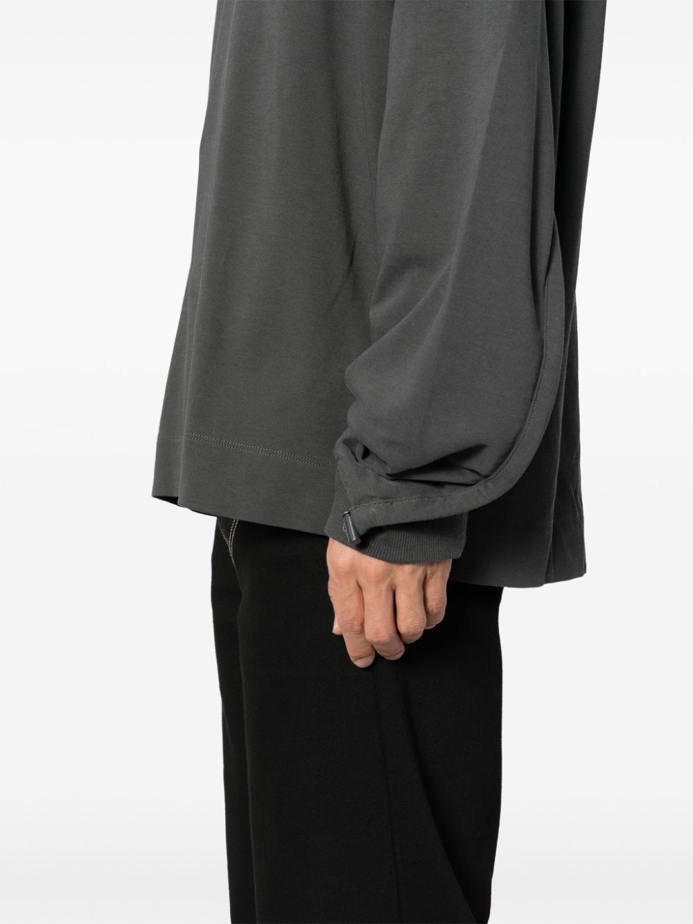 logo embroidered sweatshirt - 5