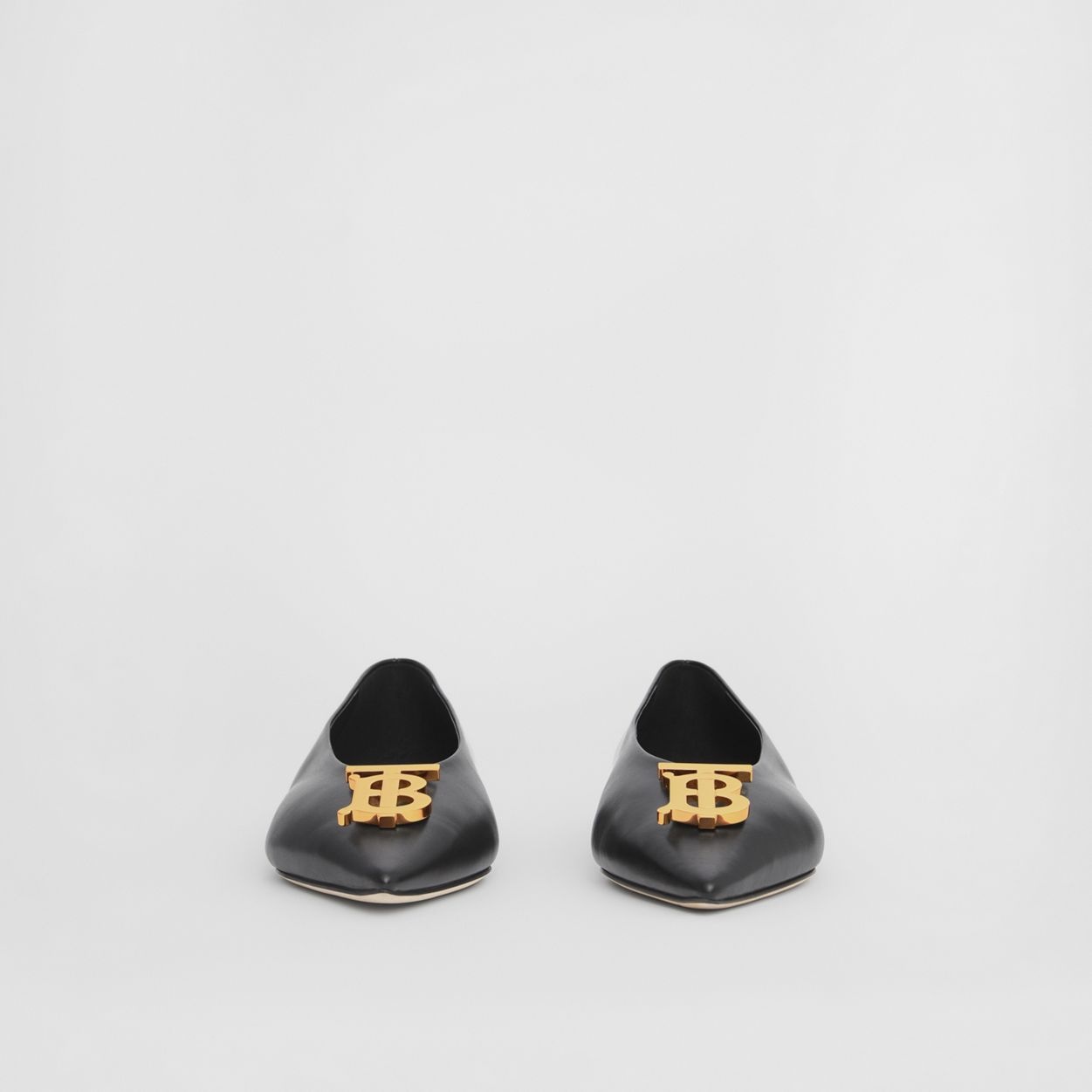 Monogram Motif Point-toe Ballerinas - 5