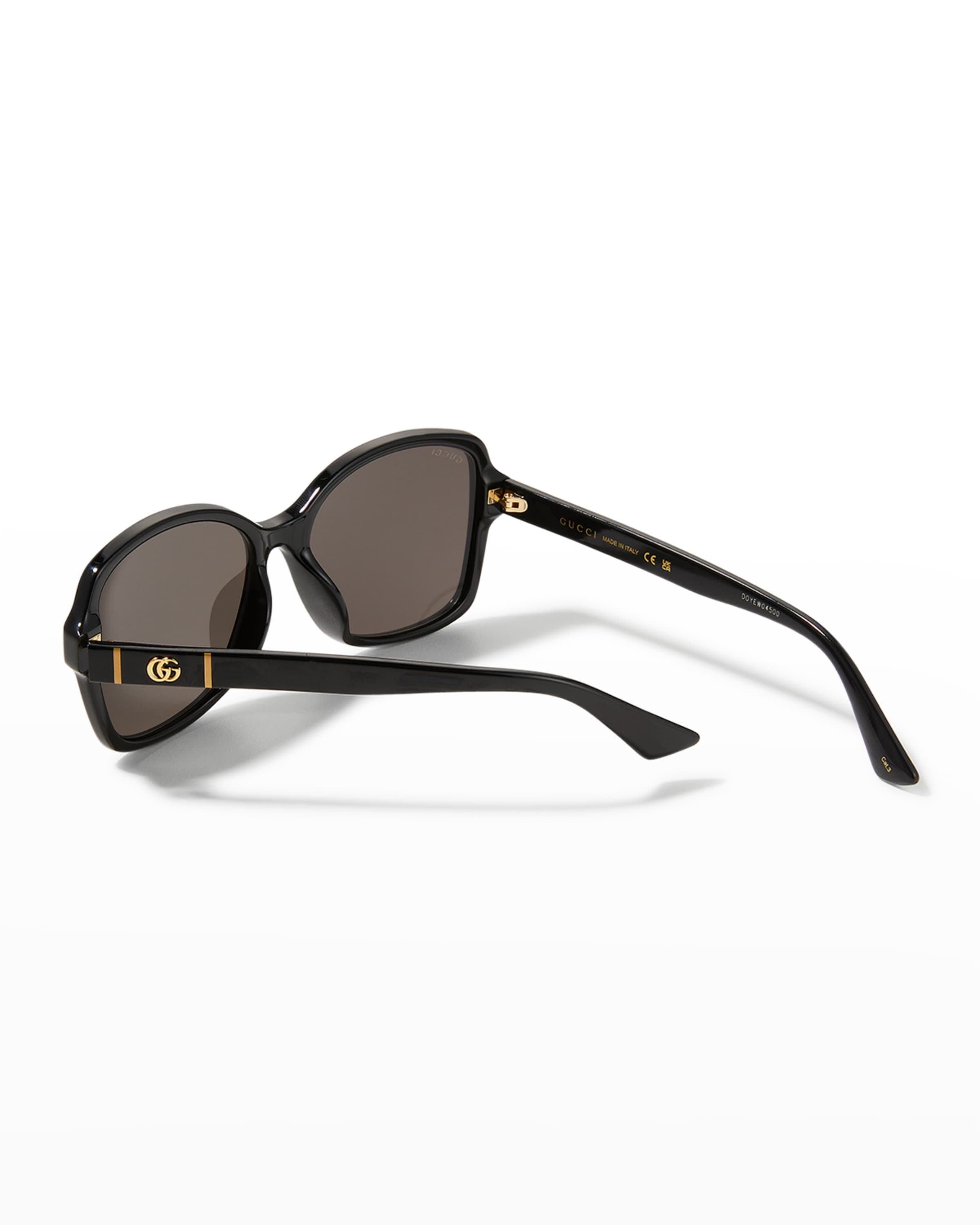 Square Monochromatic Sunglasses - 2