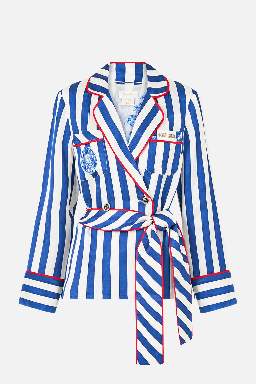 PAJAMA SUIT JACKET SWEET SACRÉ BLEU - 1