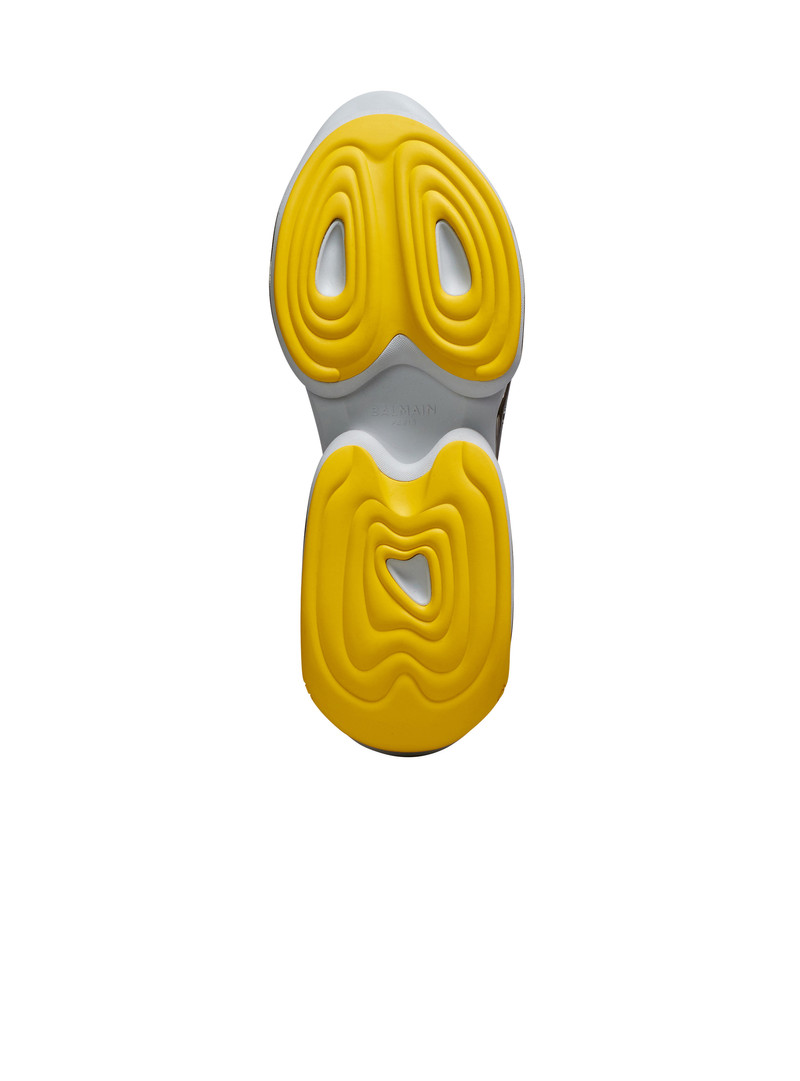 B-Bold low-top trainers in leather and suede 5