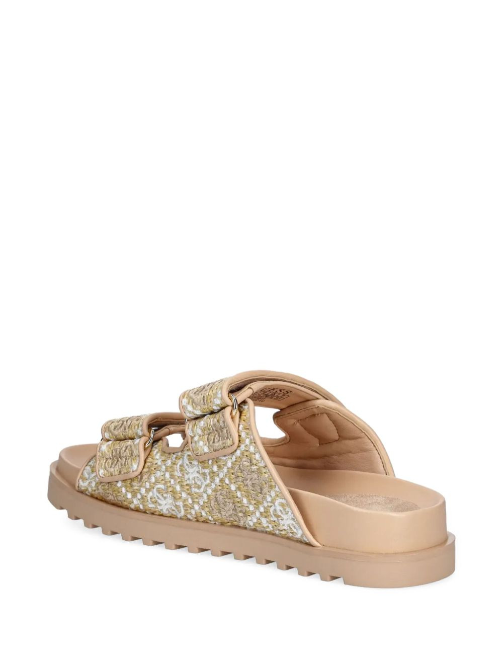 Fadeliza  embroidered double-strap flat sandals - 3