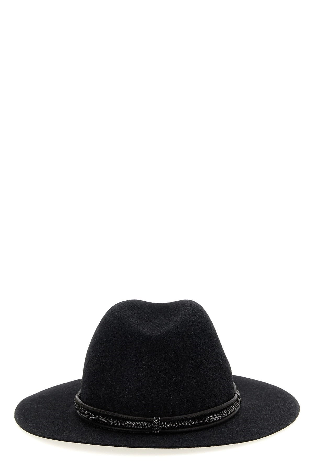 Brunello Cucinelli Women Jewel Leather Hat - 3