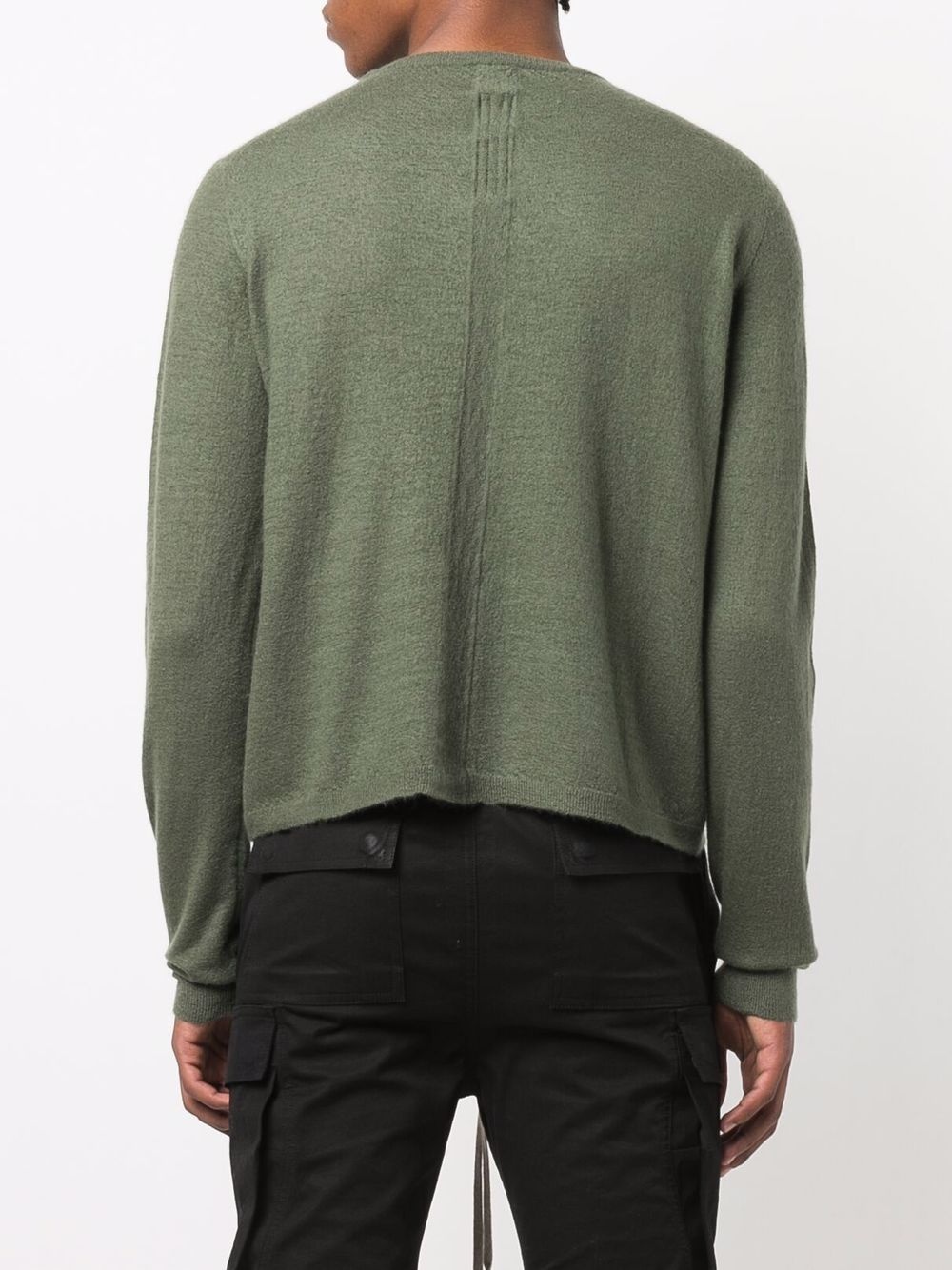 Oversized Cropped cashmere jumper - 4