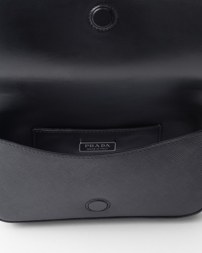 Saffiano leather shoulder bag 4