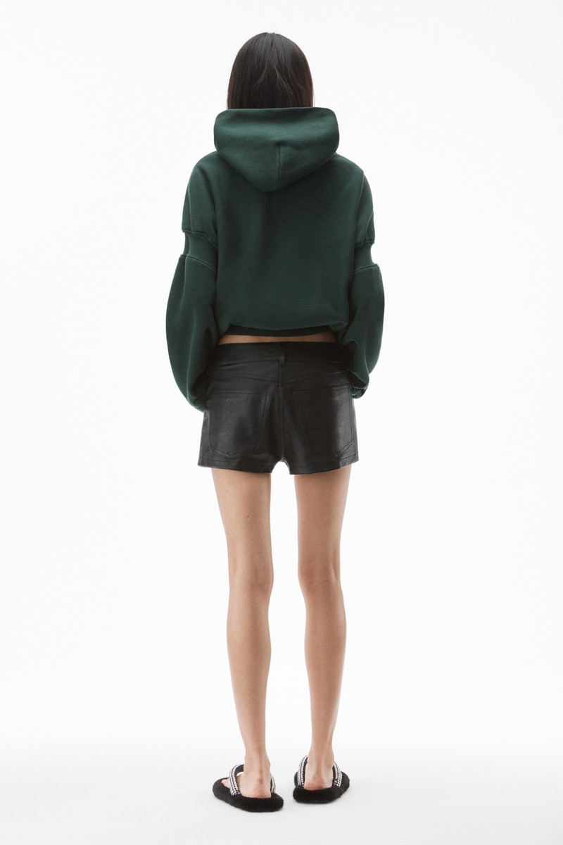 MOTO MINI SKORT IN LEATHER 4