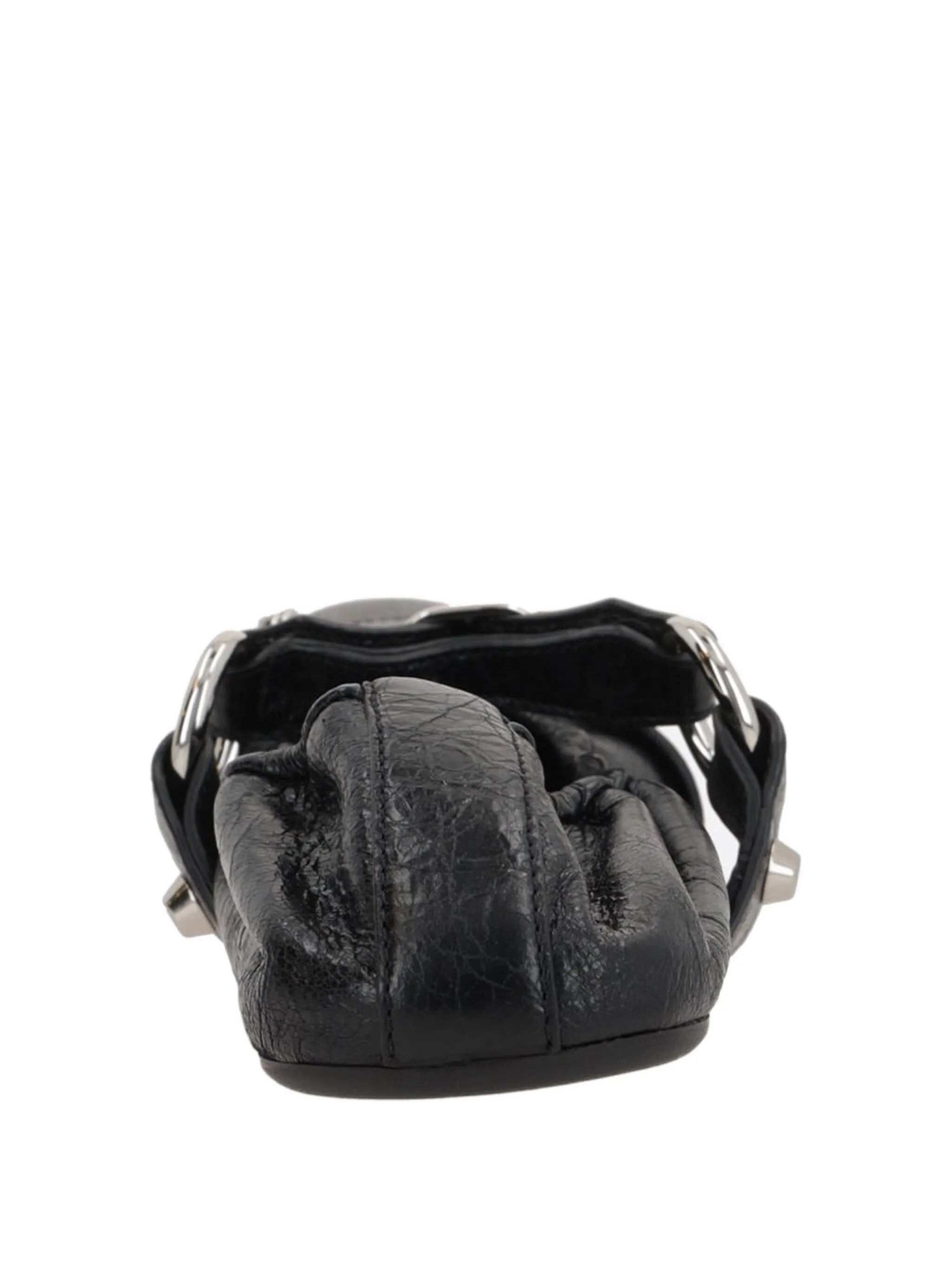 leather ballerina shoes - 3