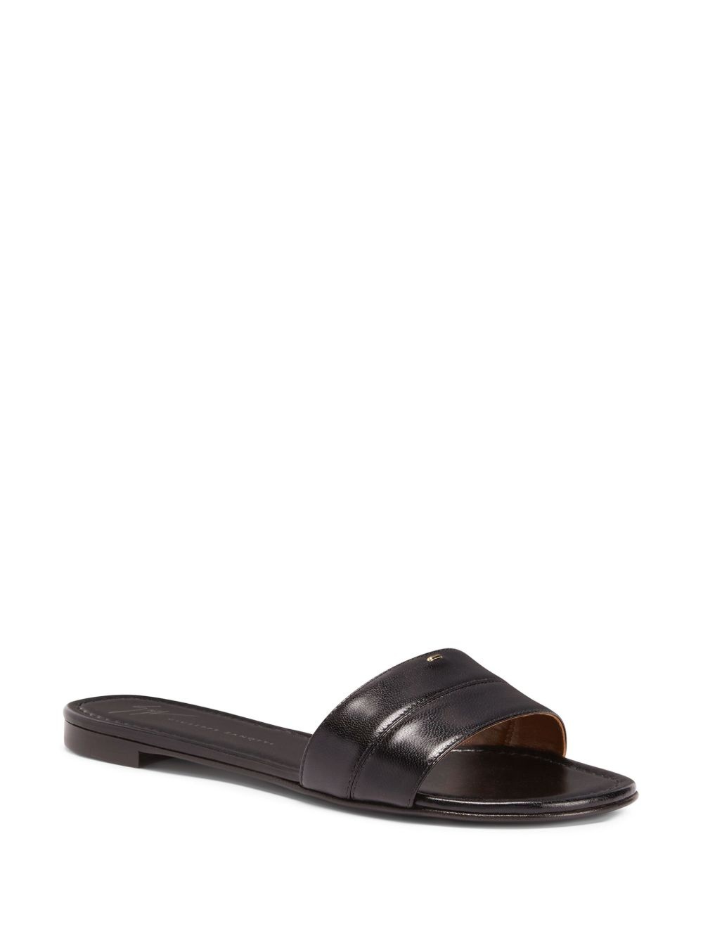 leather slides - 2