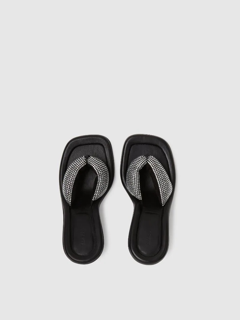 LEATHER CUSHION SANDAL - 3
