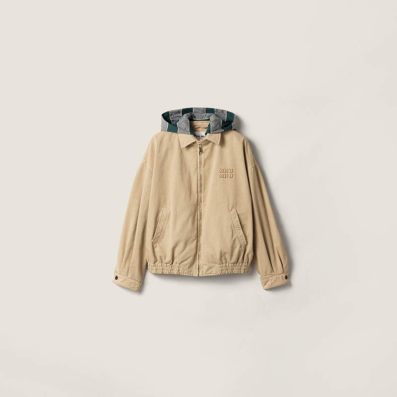 Old gabardine blouson jacket 1