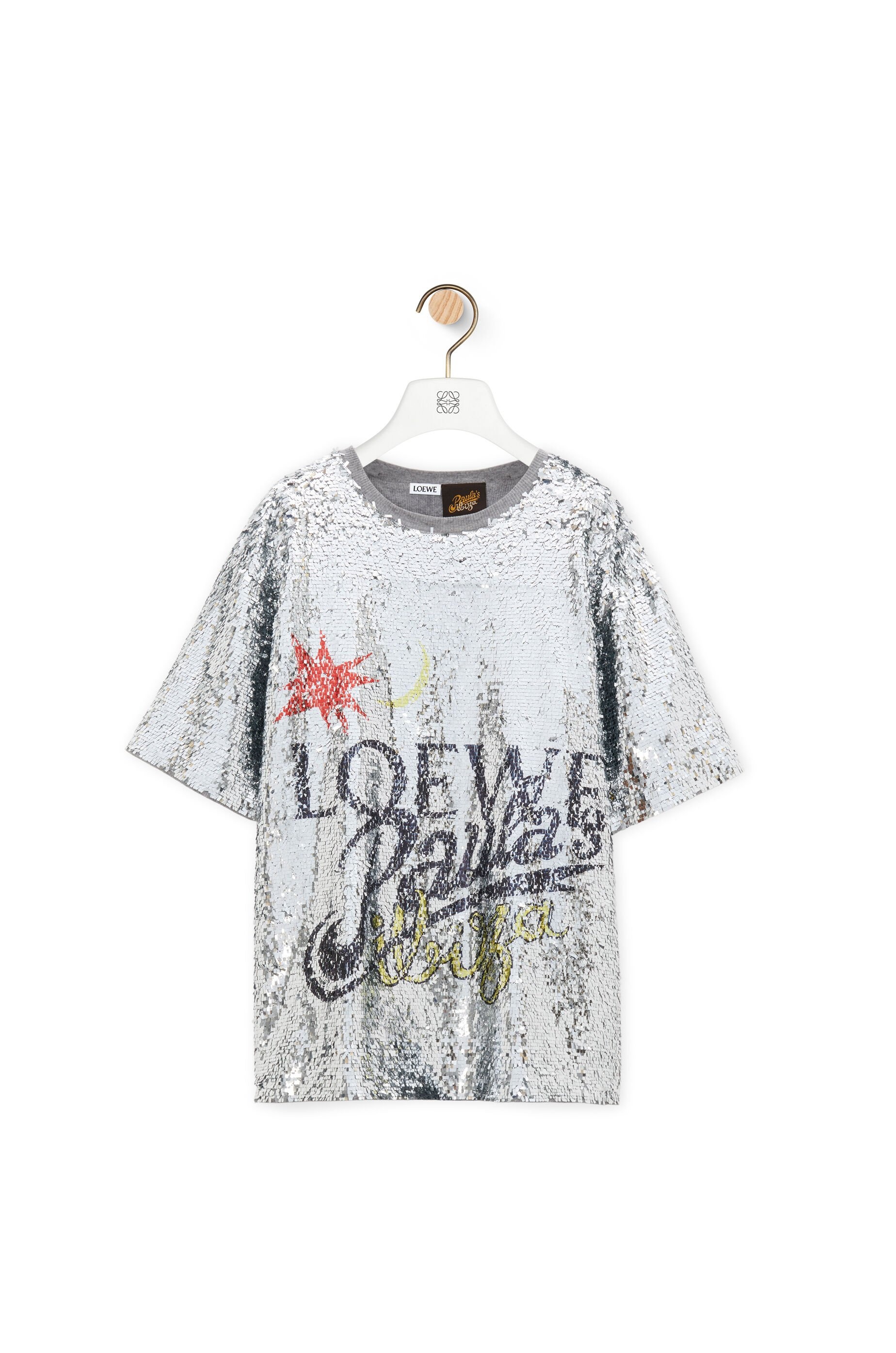 Loose fit T-shirt in sequins - 1