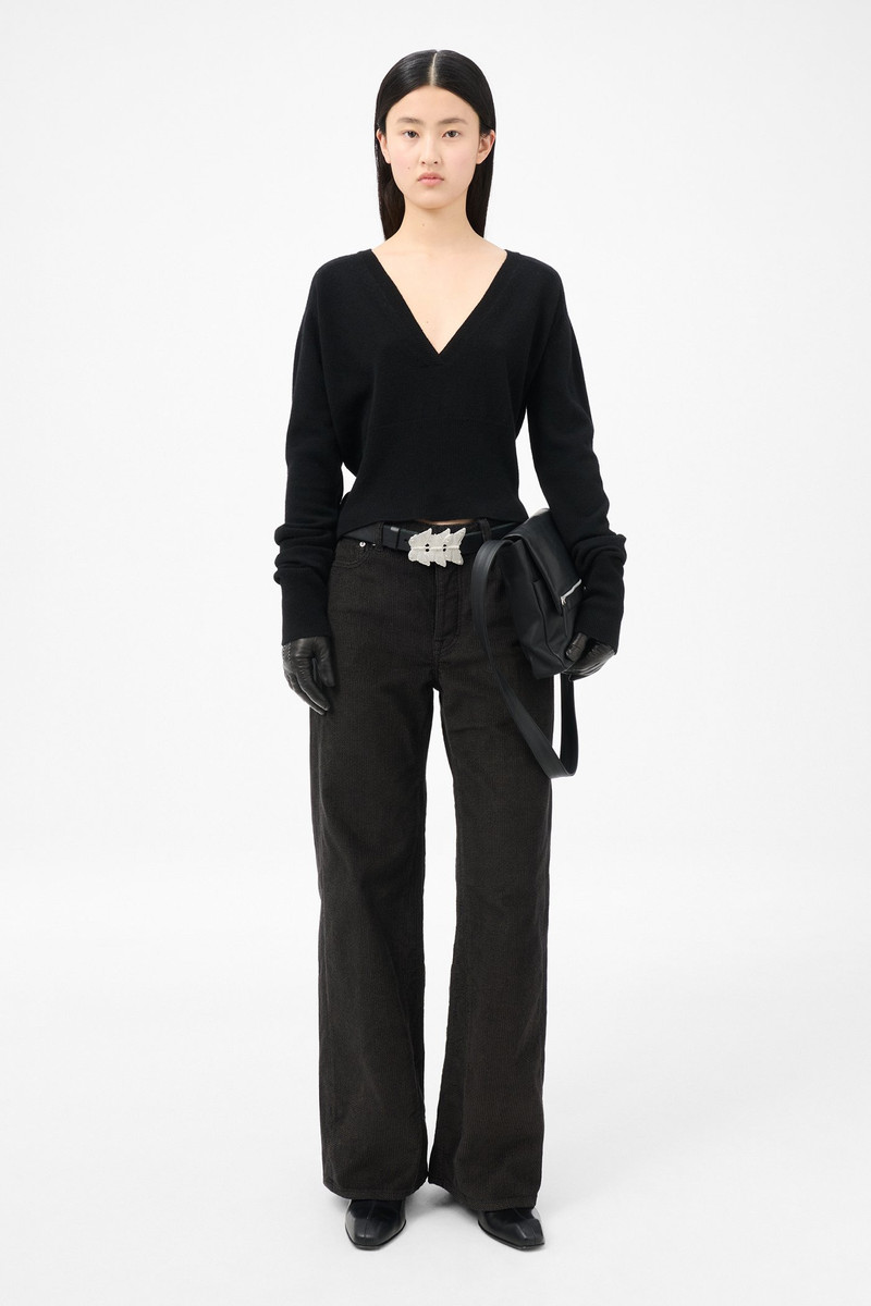 Our Legacy Sharp V-Neck Black Cherub Wool outlook