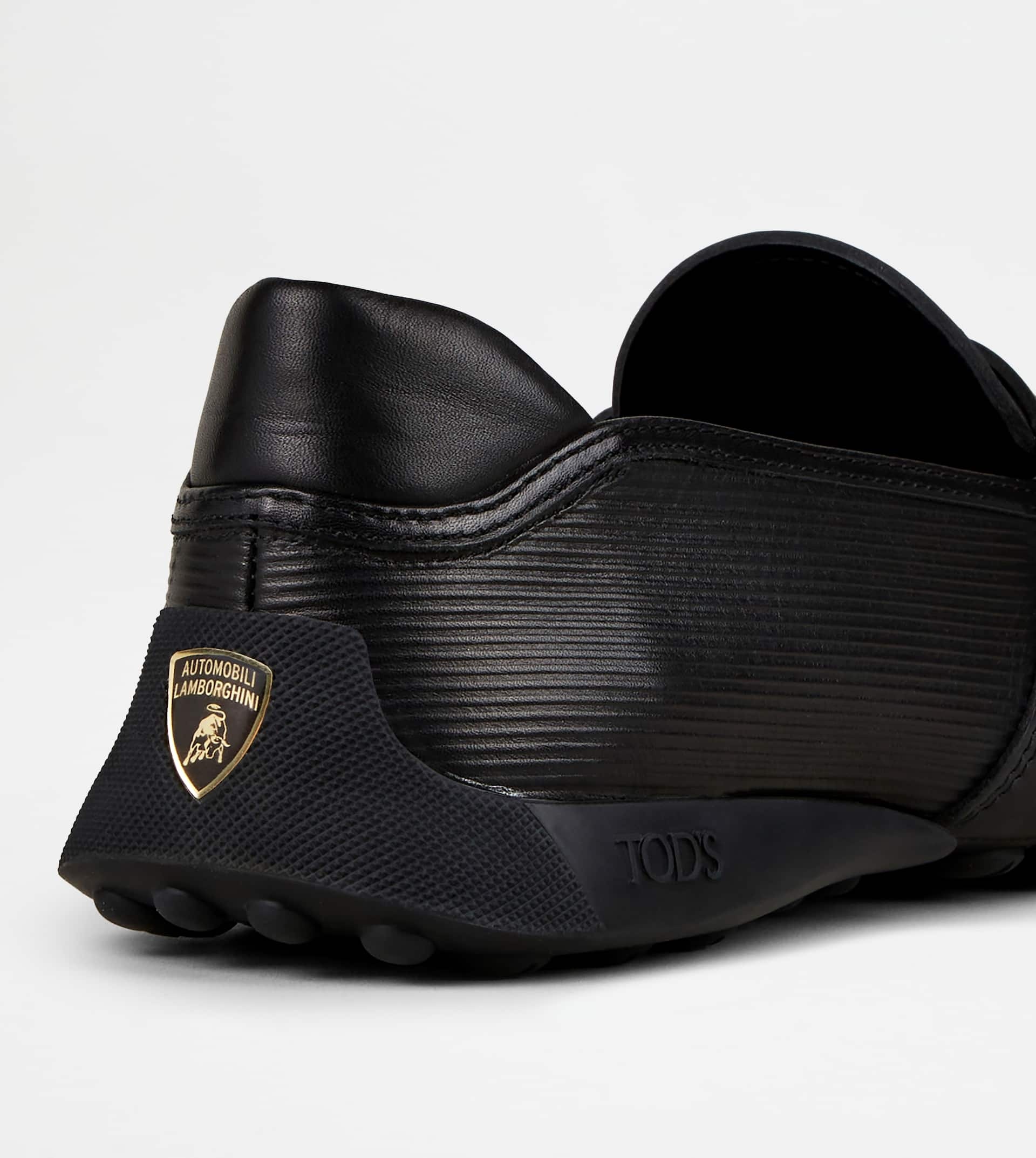 LOAFERS IN LEATHER - BLACK - 5