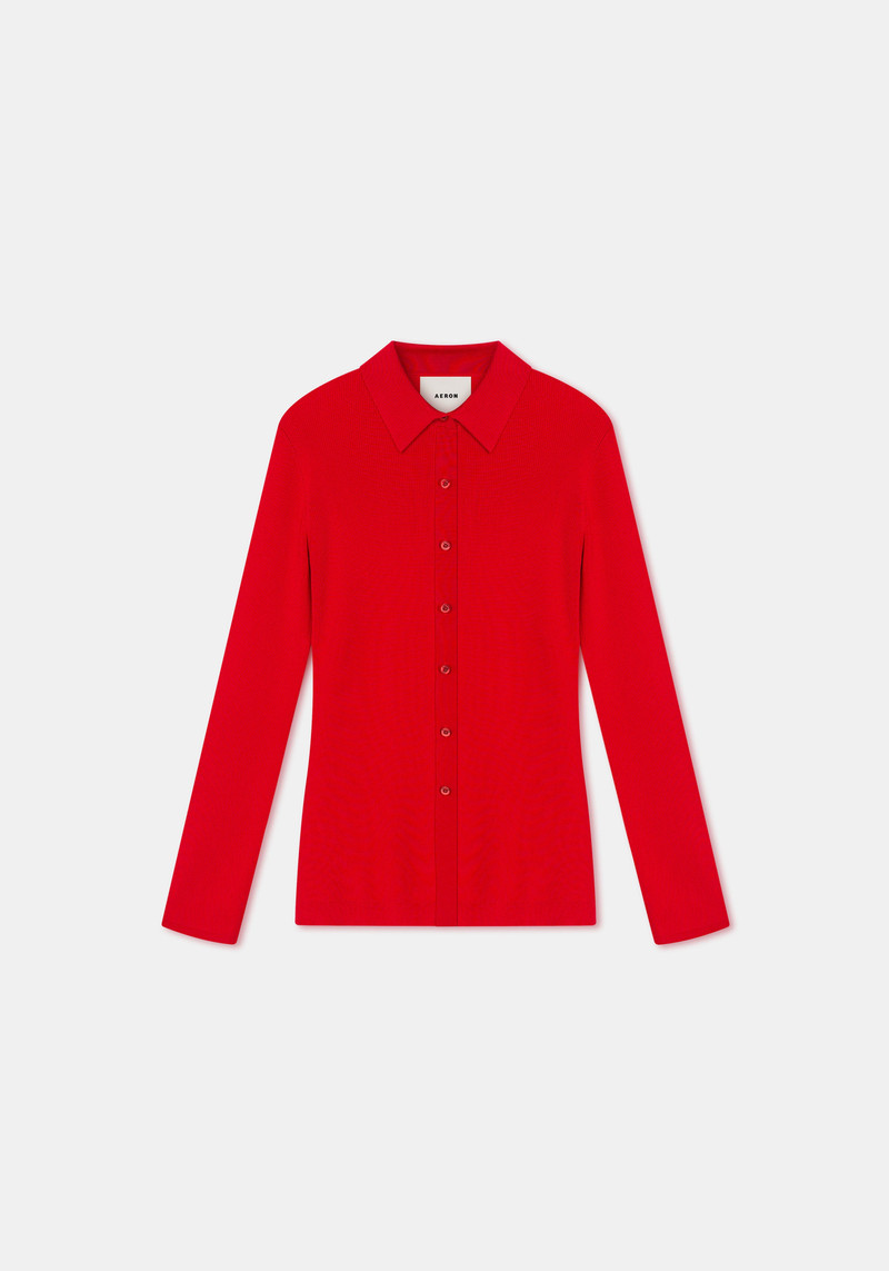 RIBBON Rayon knit cardigan 1