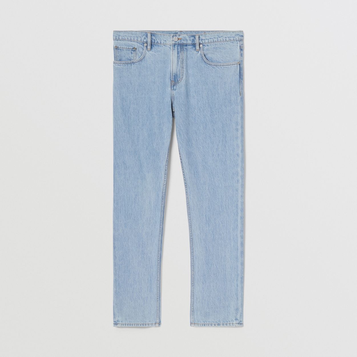 Straight Fit Washed Denim Jeans - 1