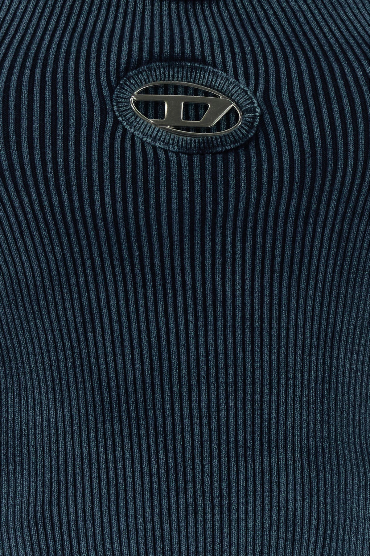 Denim blue cotton M-Anchor t-shirt - 3