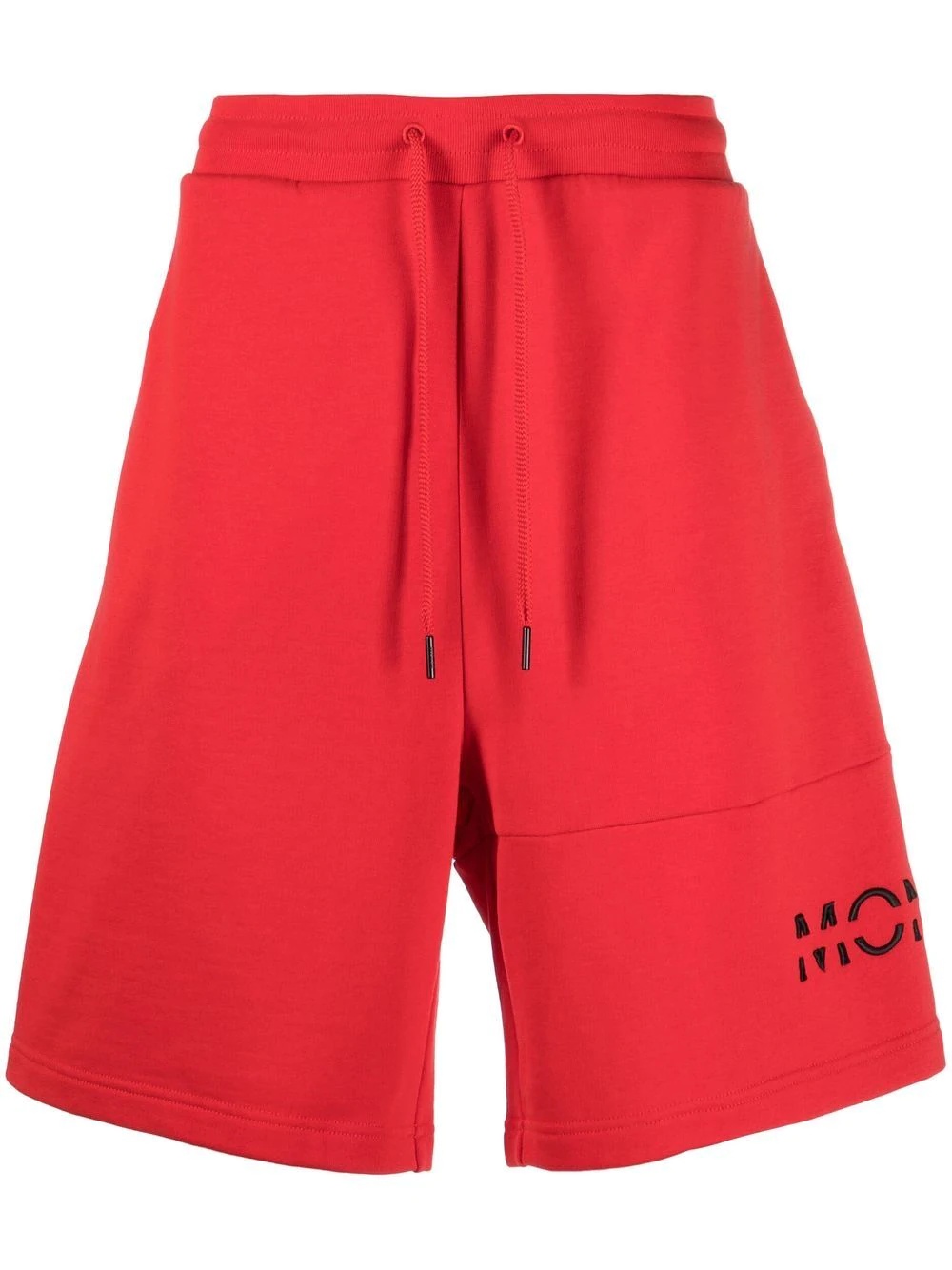 embroidered-logo jogging shorts - 1