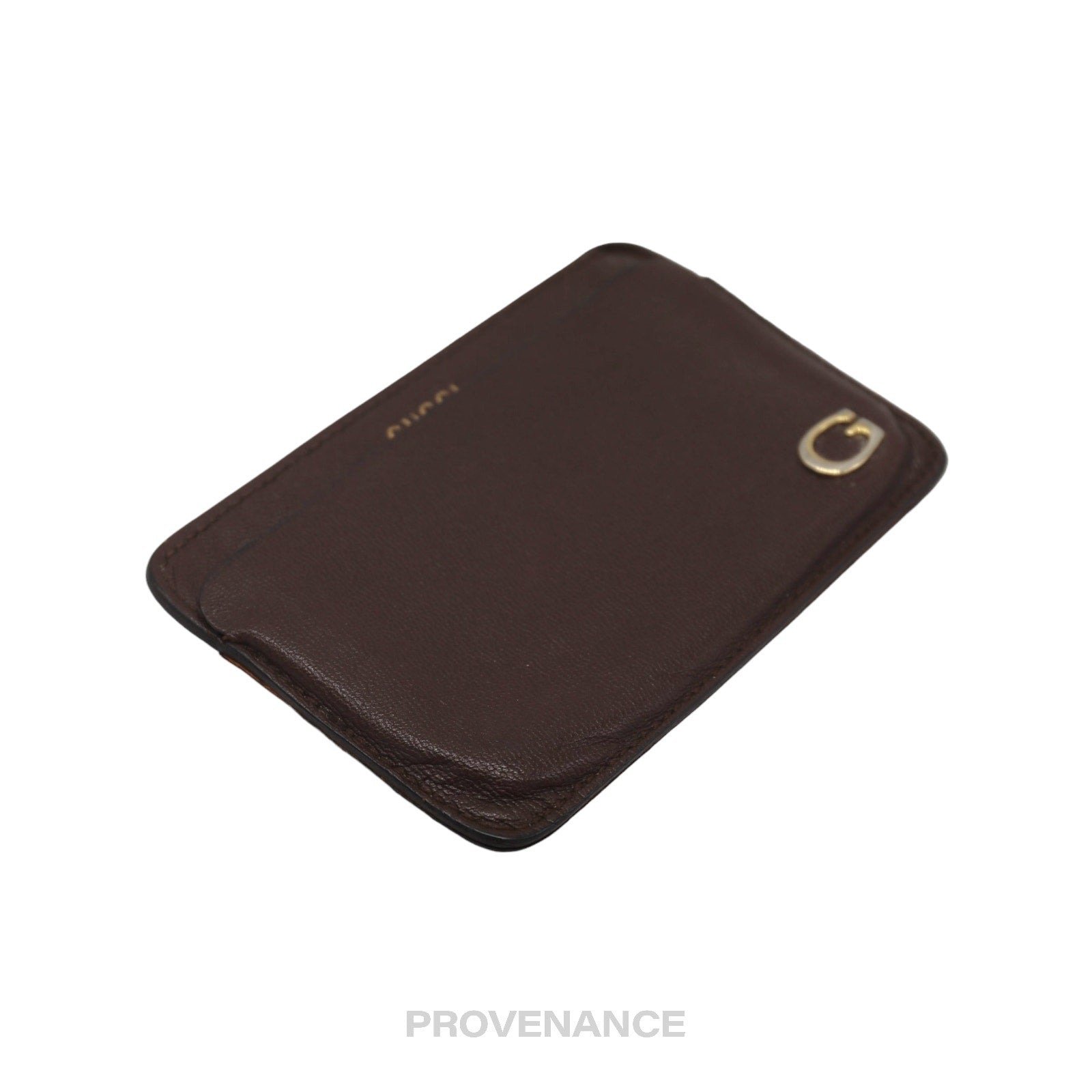 Gucci G Card Holder Wallet - Brown Leather - 4