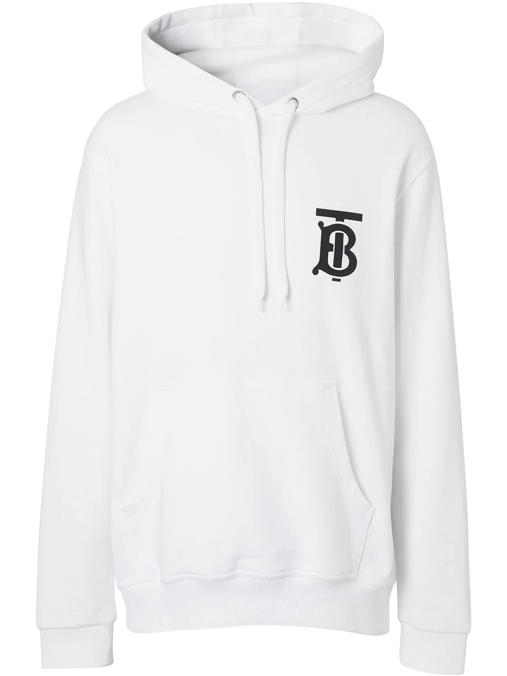 monogram-motif hoodie - 1