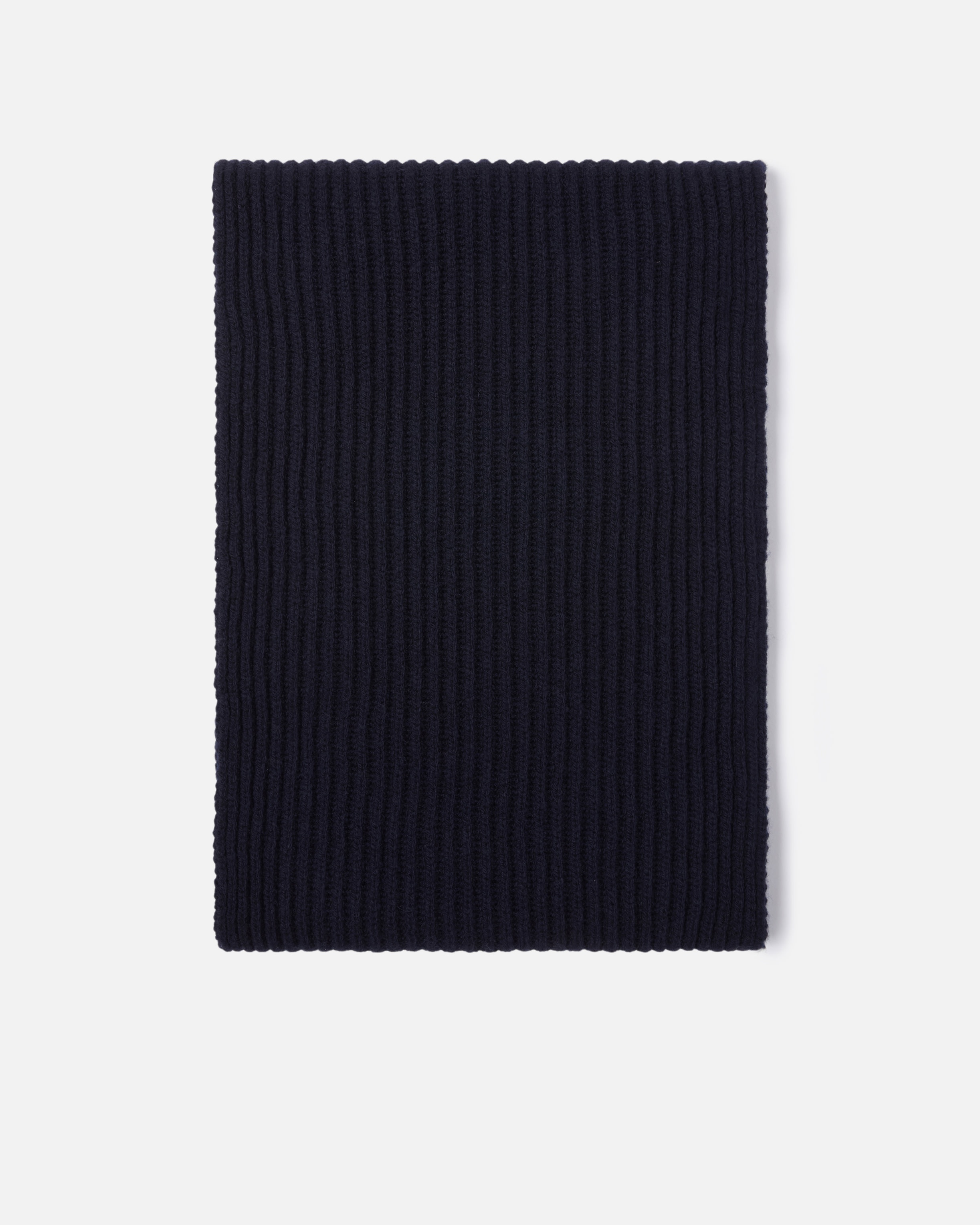 RIBBED WOOL AND CASHMERE SCARF - 2