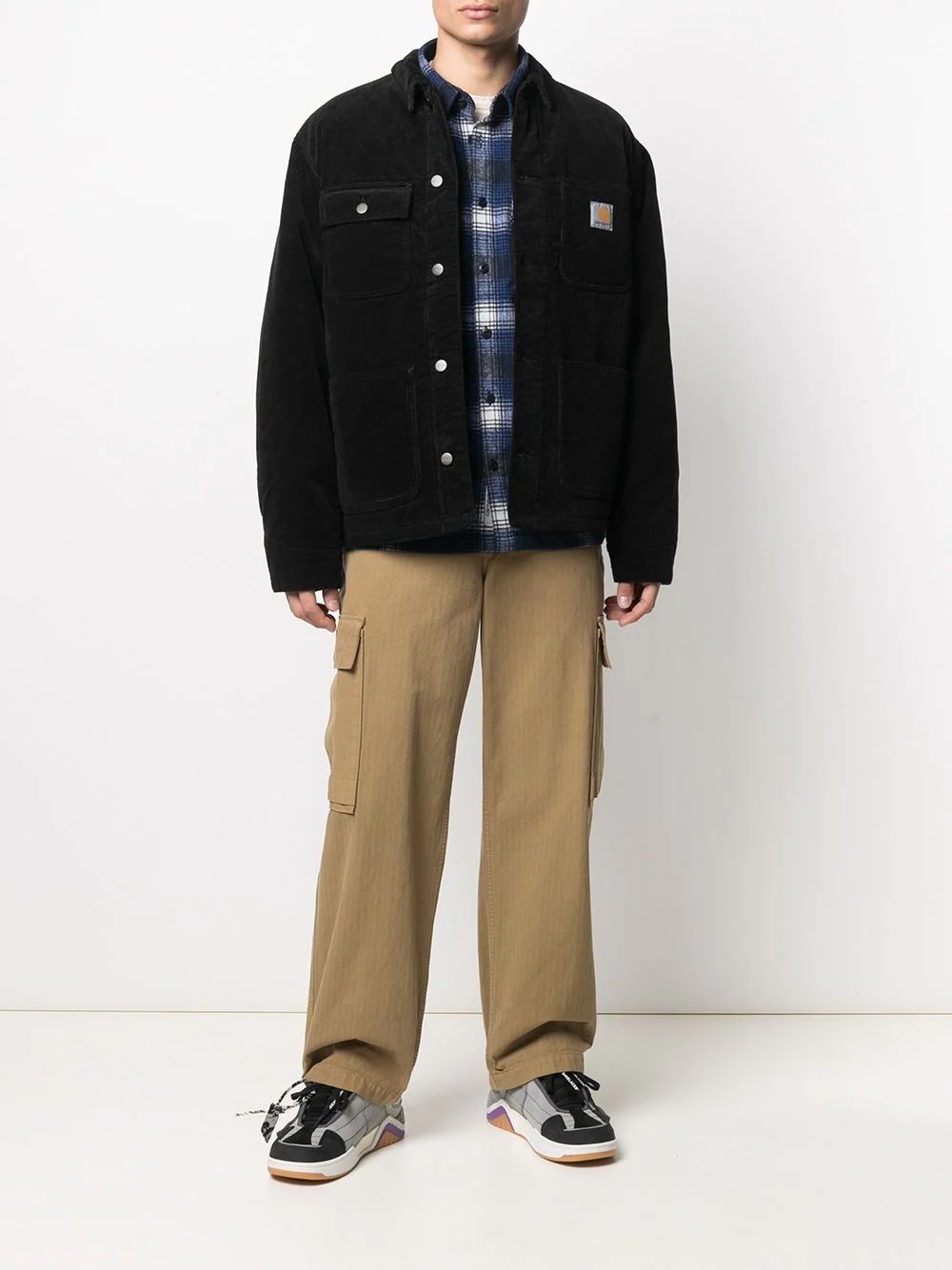 corduroy shirt jacket - 2