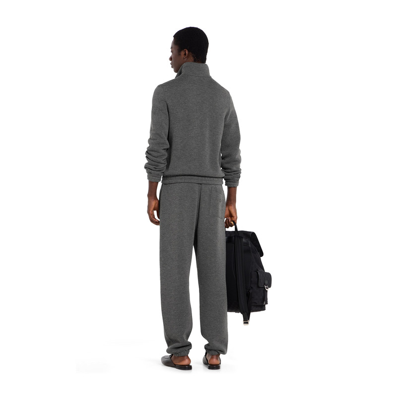 Jersey jacquard sportswear pants 4