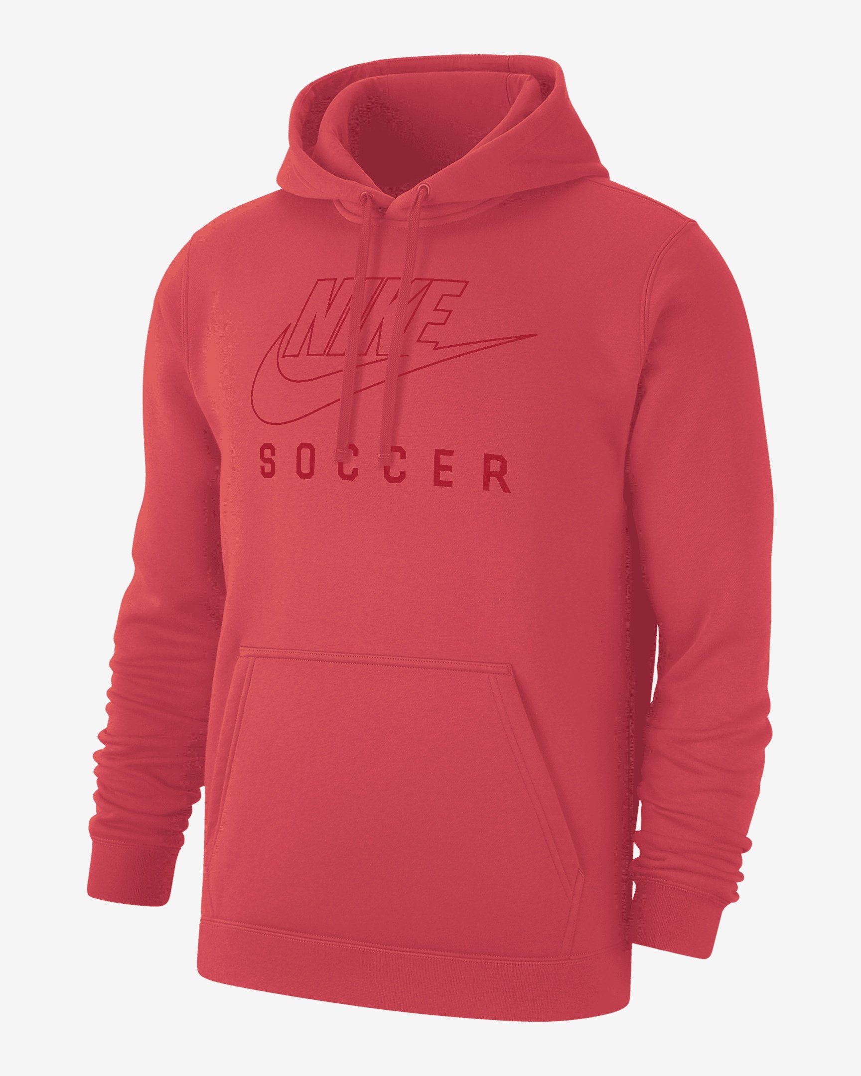 Nike Swoosh Club Fleece Men's Soccer Pullover Hoodie - 1