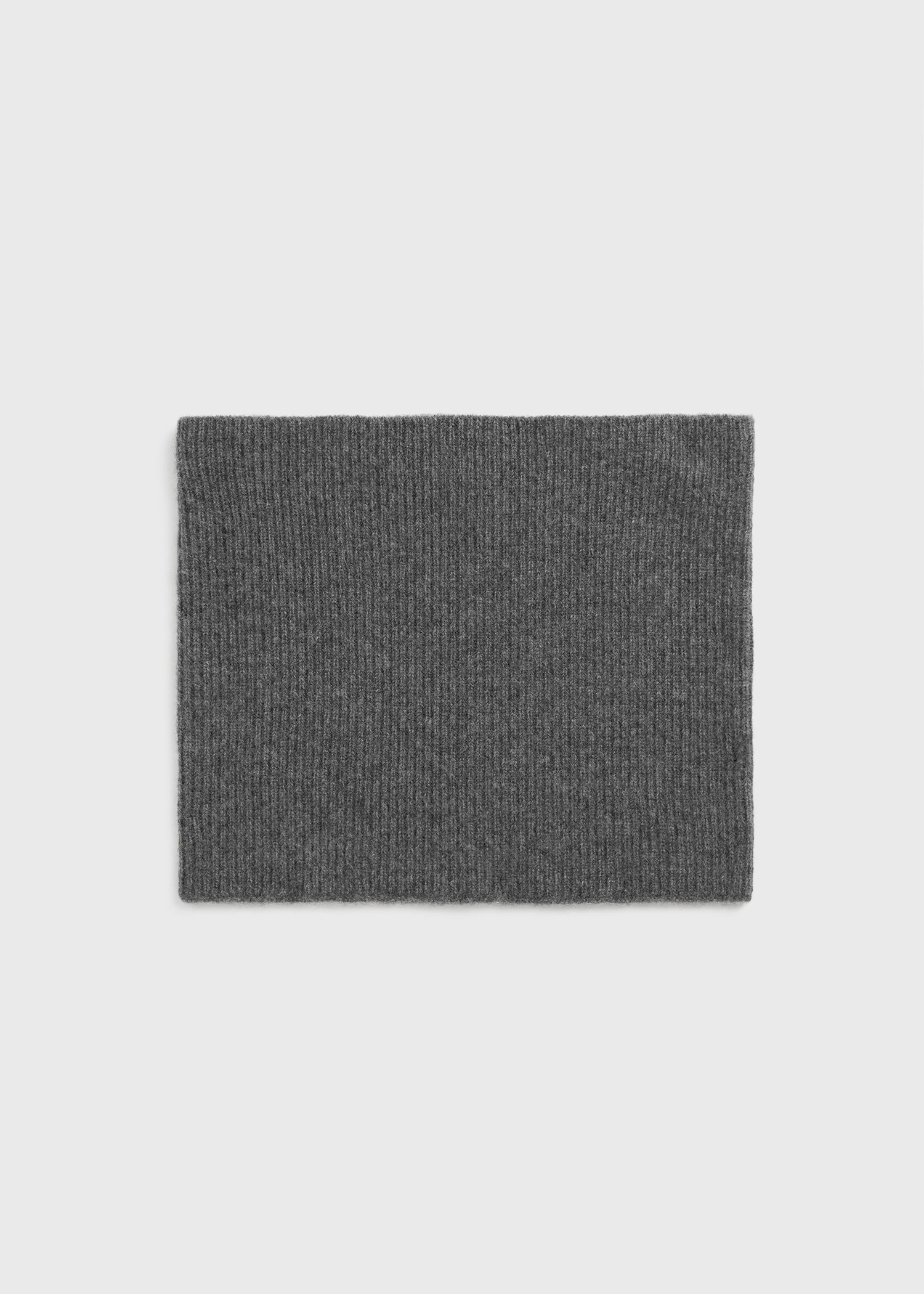 Cashmere neck warmer charcoal - 4