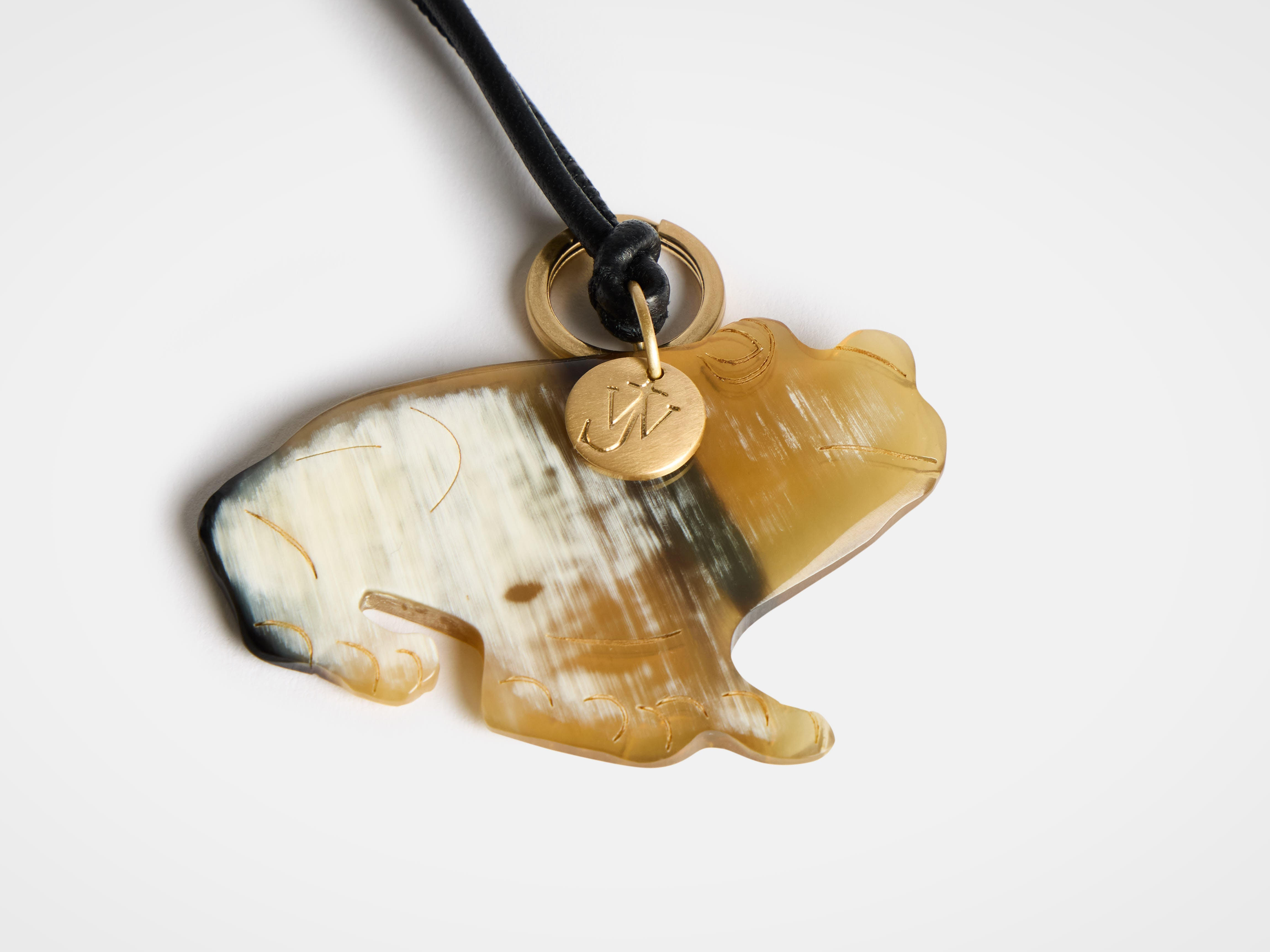 HORN-CRAFTED FROG CHARM - 2