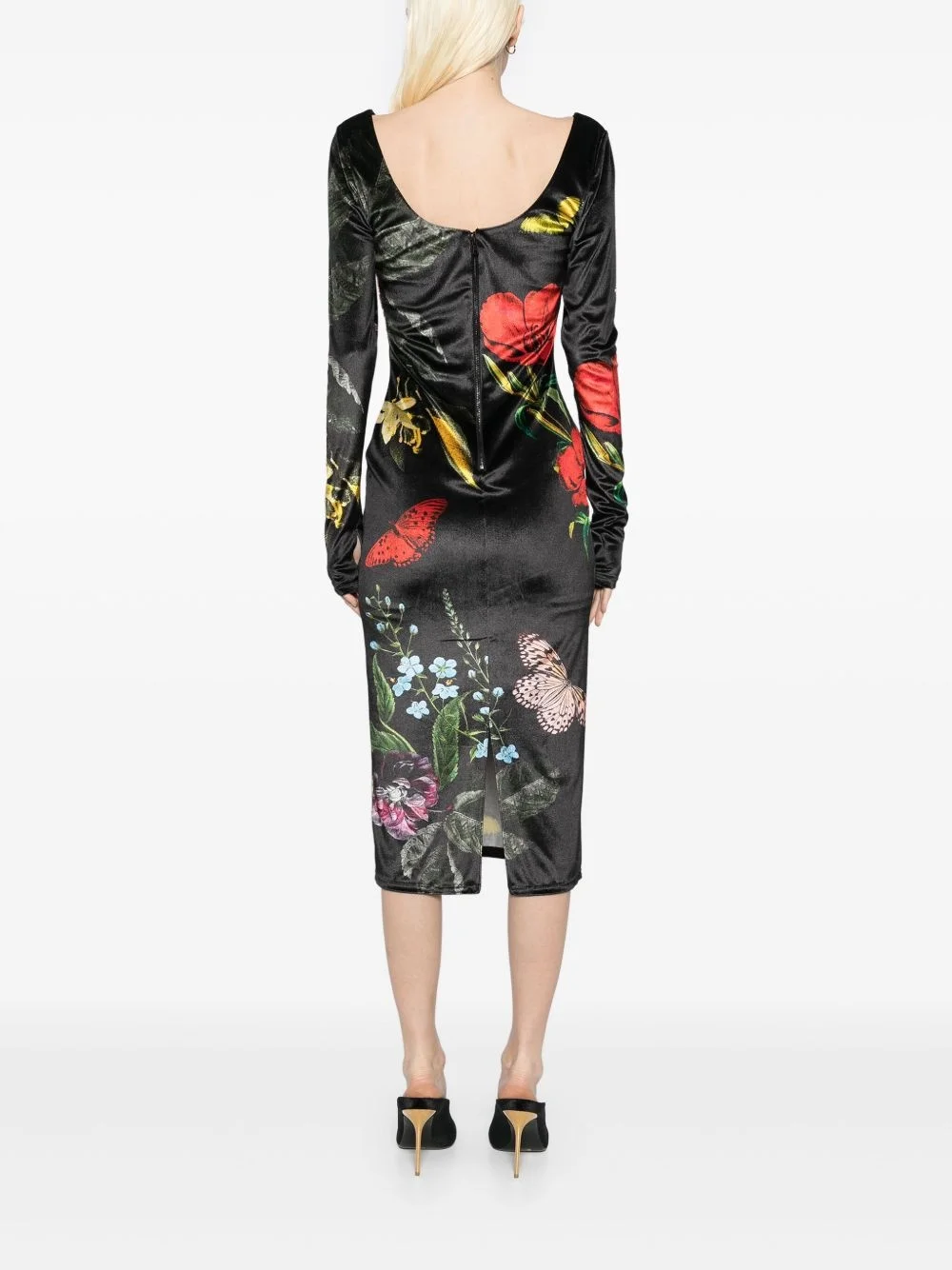 Alice + Olivia Delora midi dress - CC411P54521A | REVERSIBLE