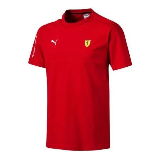 PUMA Scuderia Ferrari T7 T-Shirt 'Red White Yellow' 595427-01 - 1