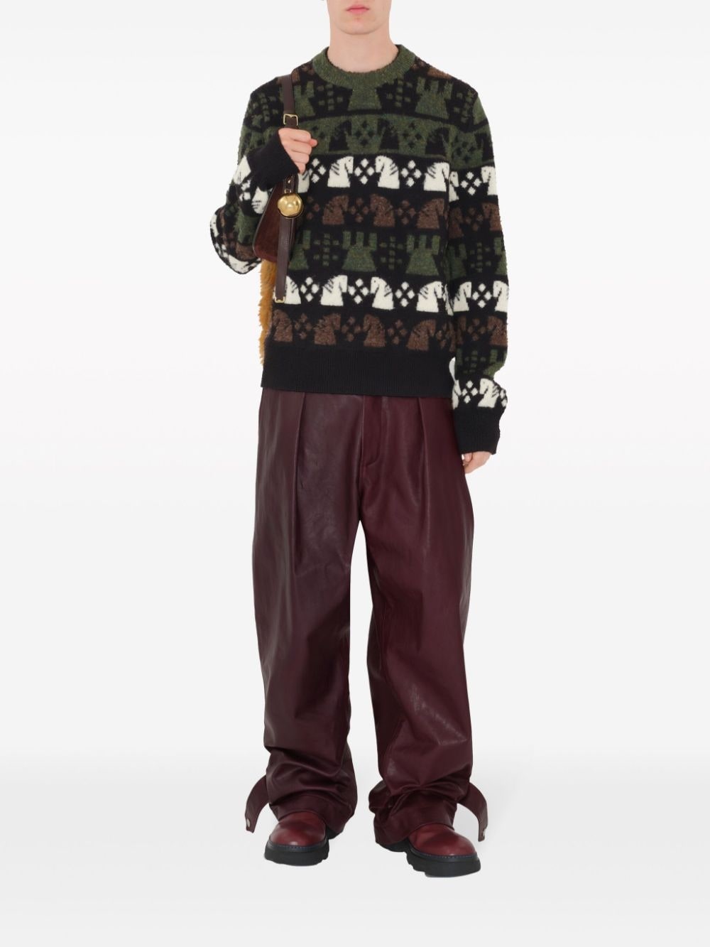 Chess wool-blend jumper - 2