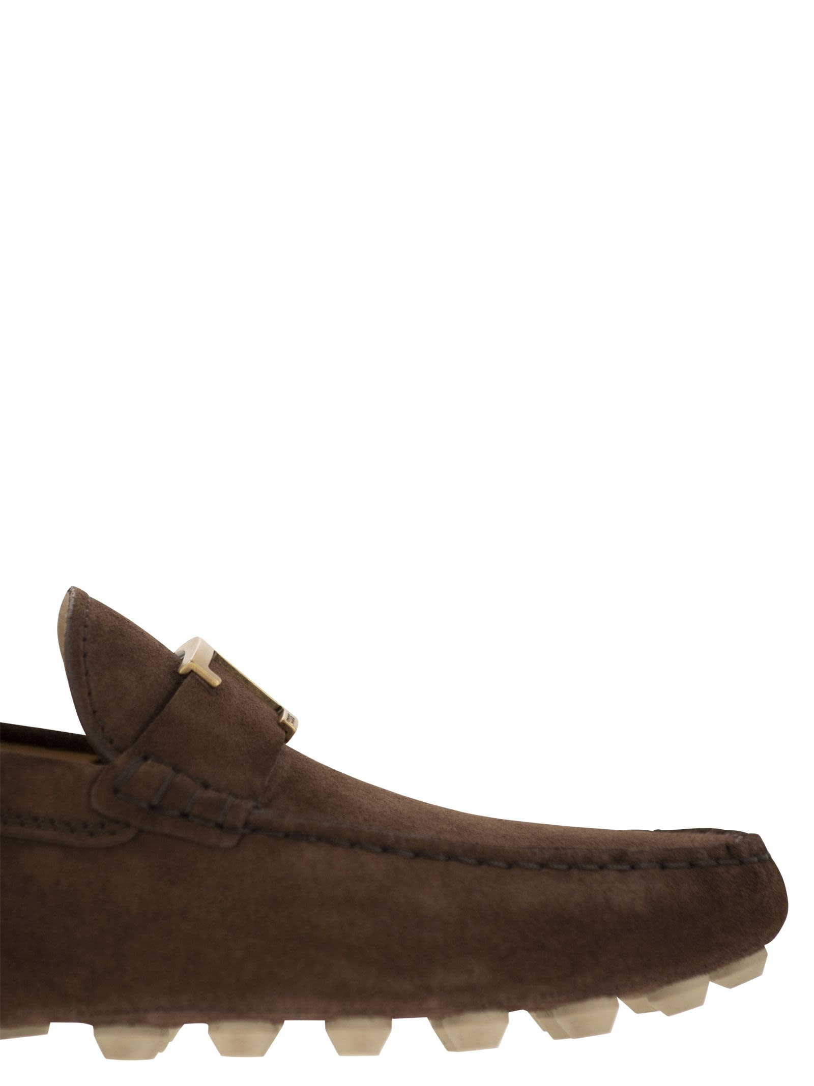 Tod's Men Rubber Bubble T Timeless In Suede Leather - 6