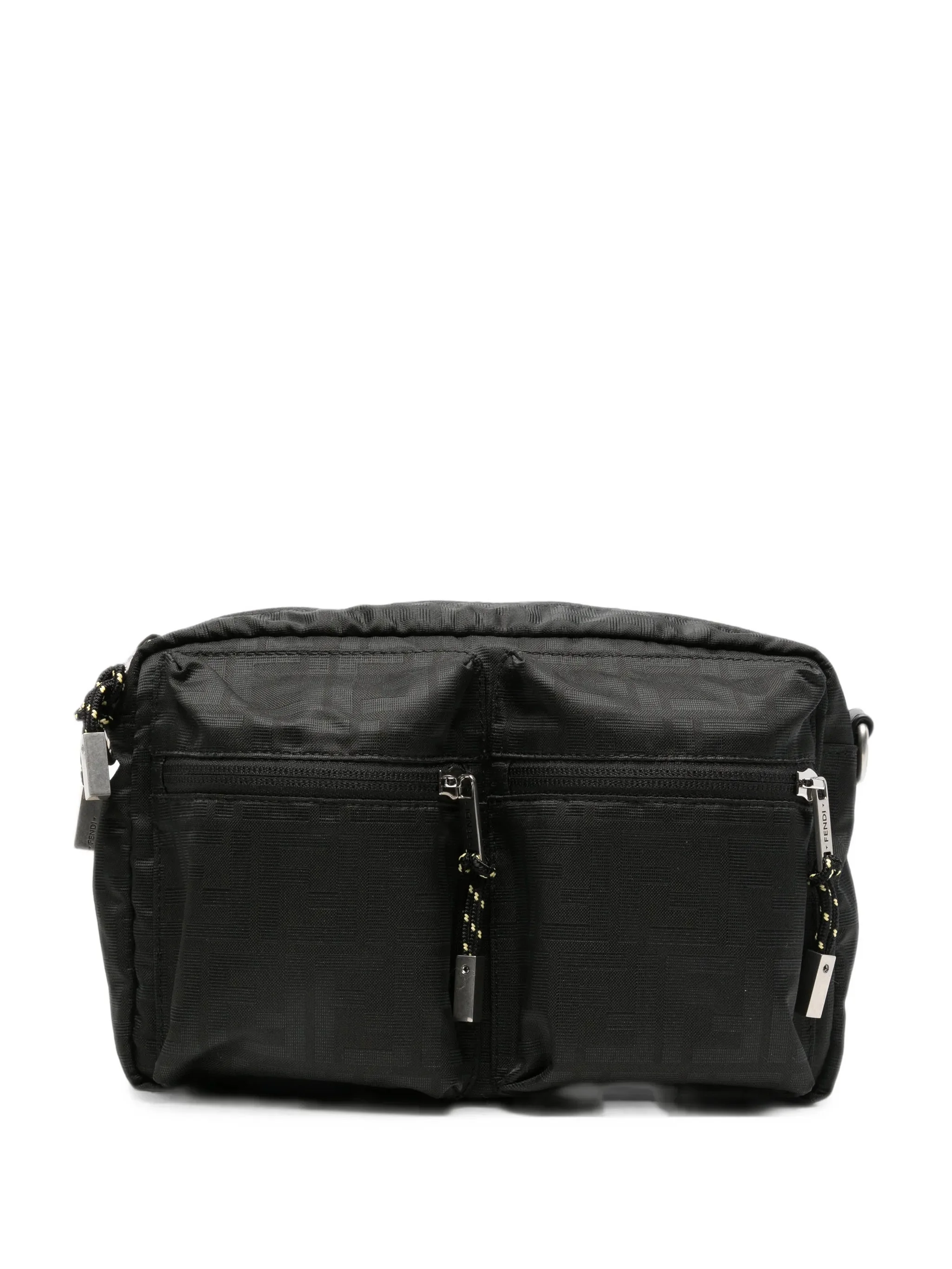 Fendi FF Logo-jacquard Shoulder Bag - 1