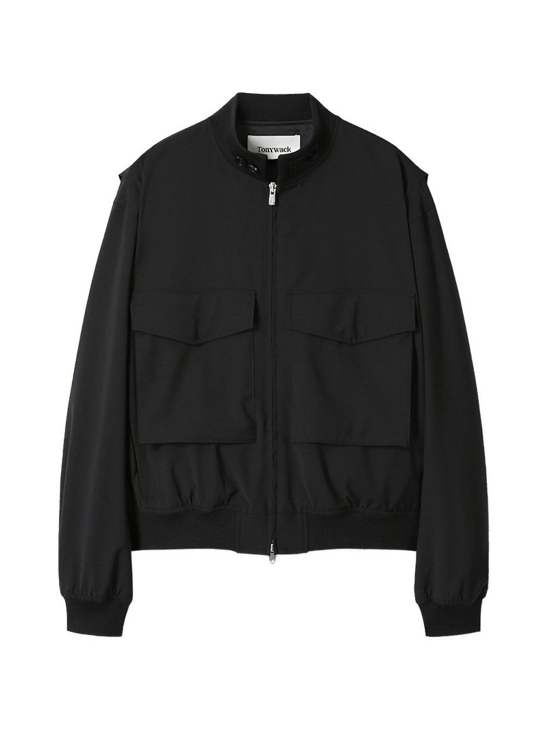 patch-pocket bomber jacket 1