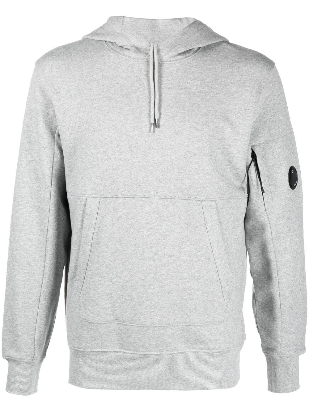 logo drawstring hoodie - 1