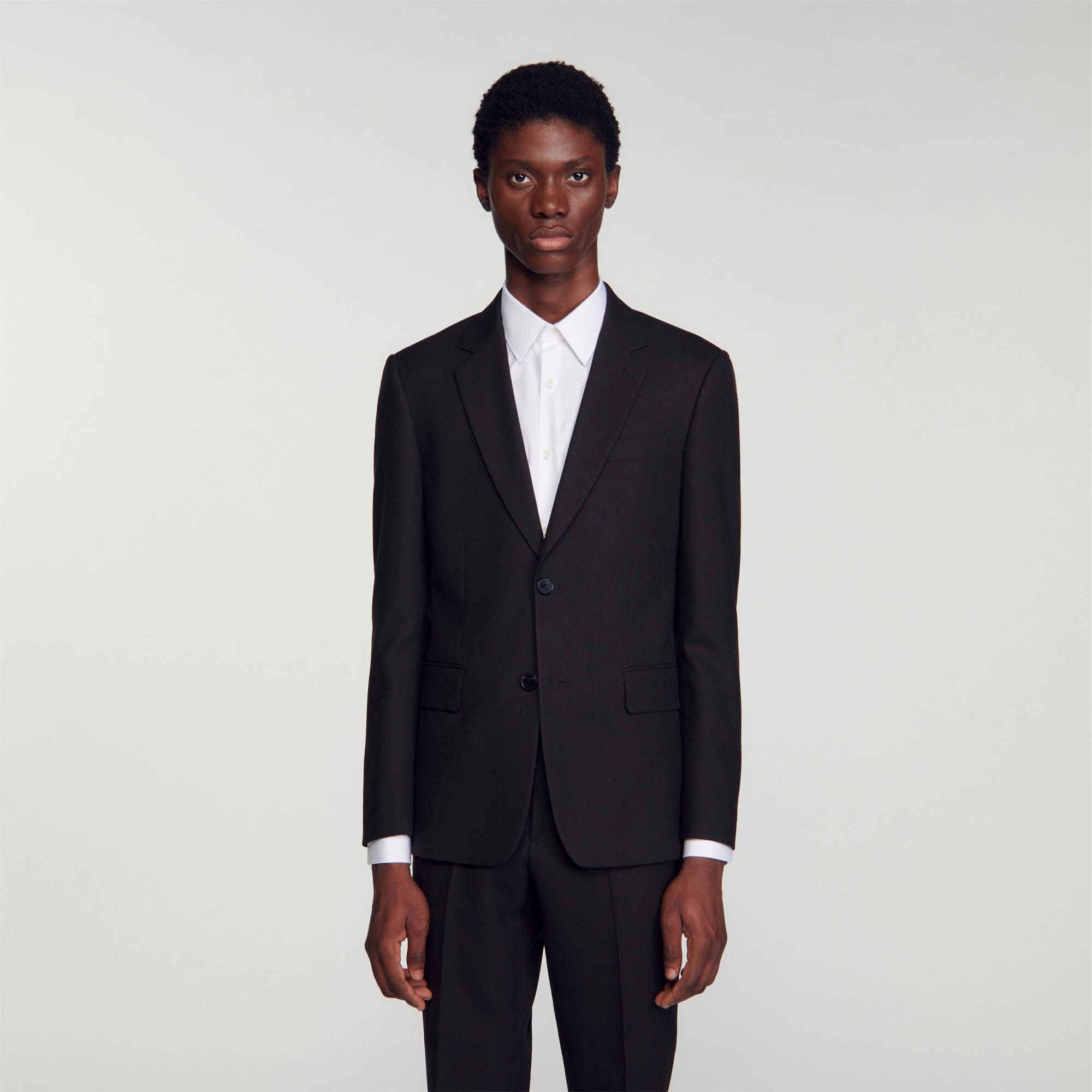 WOOL SUIT JACKET - 5