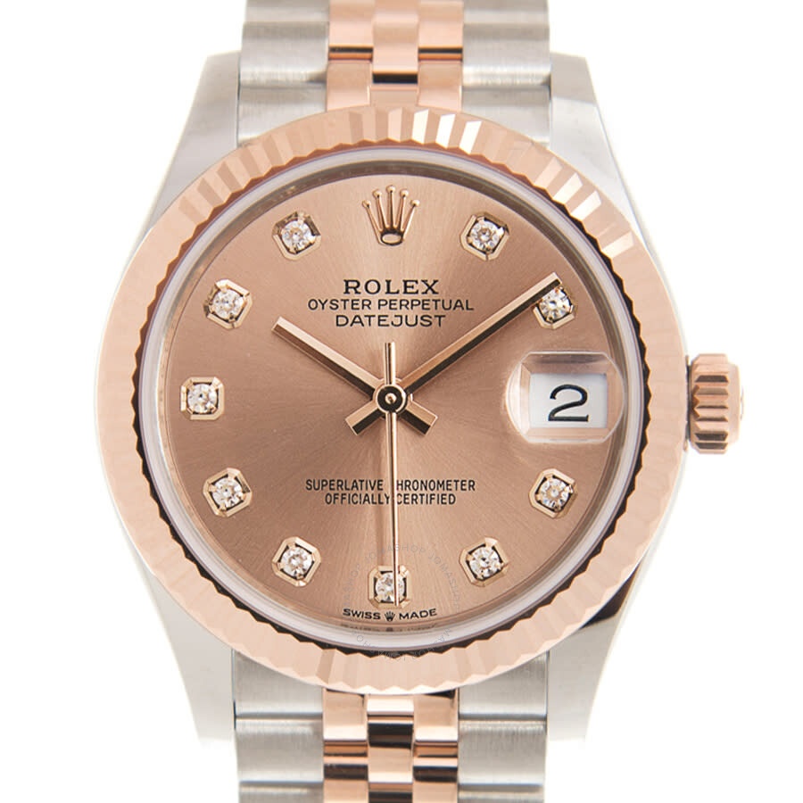 Rolex Datejust Automatic Chronometer Diamond Pink Dial Ladies Watch 278271 PDJ - 2