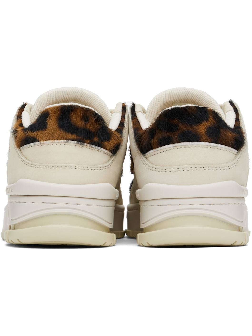 Beige & Brown Area Lo Sneakers - 2